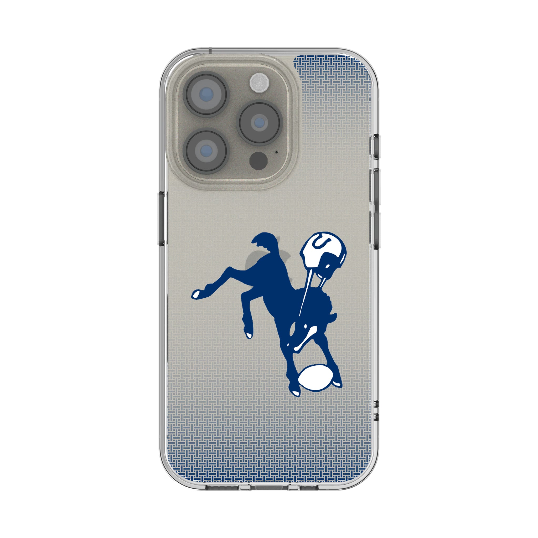 Baltimore Colts 1946 Historic Collection Linen iPhone Clear Phone Case for Apple iPhone