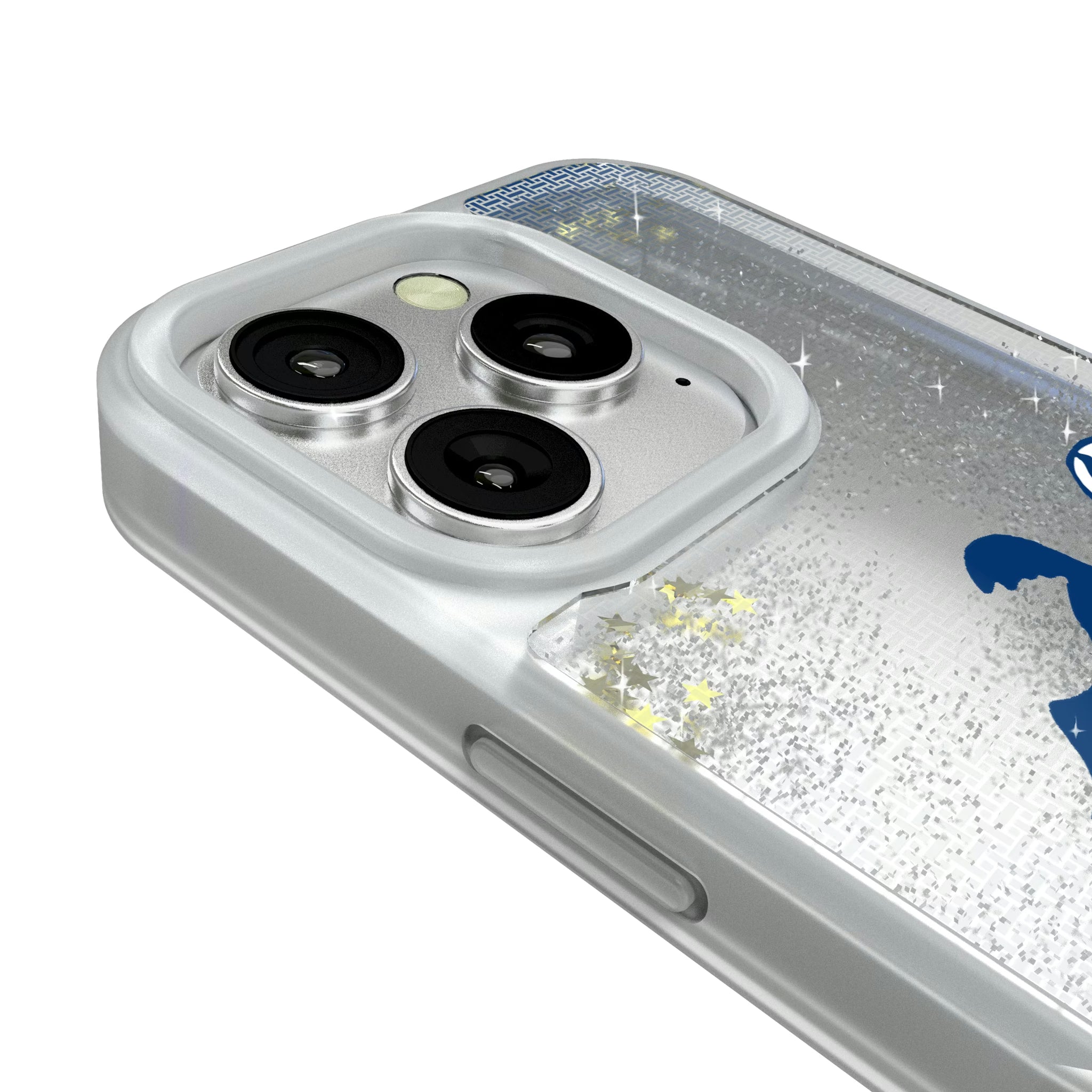 Baltimore Colts 1946 Historic Collection Linen iPhone Glitter Phone Case for Apple iPhone - Detail#Device_iPhone 16 Pro