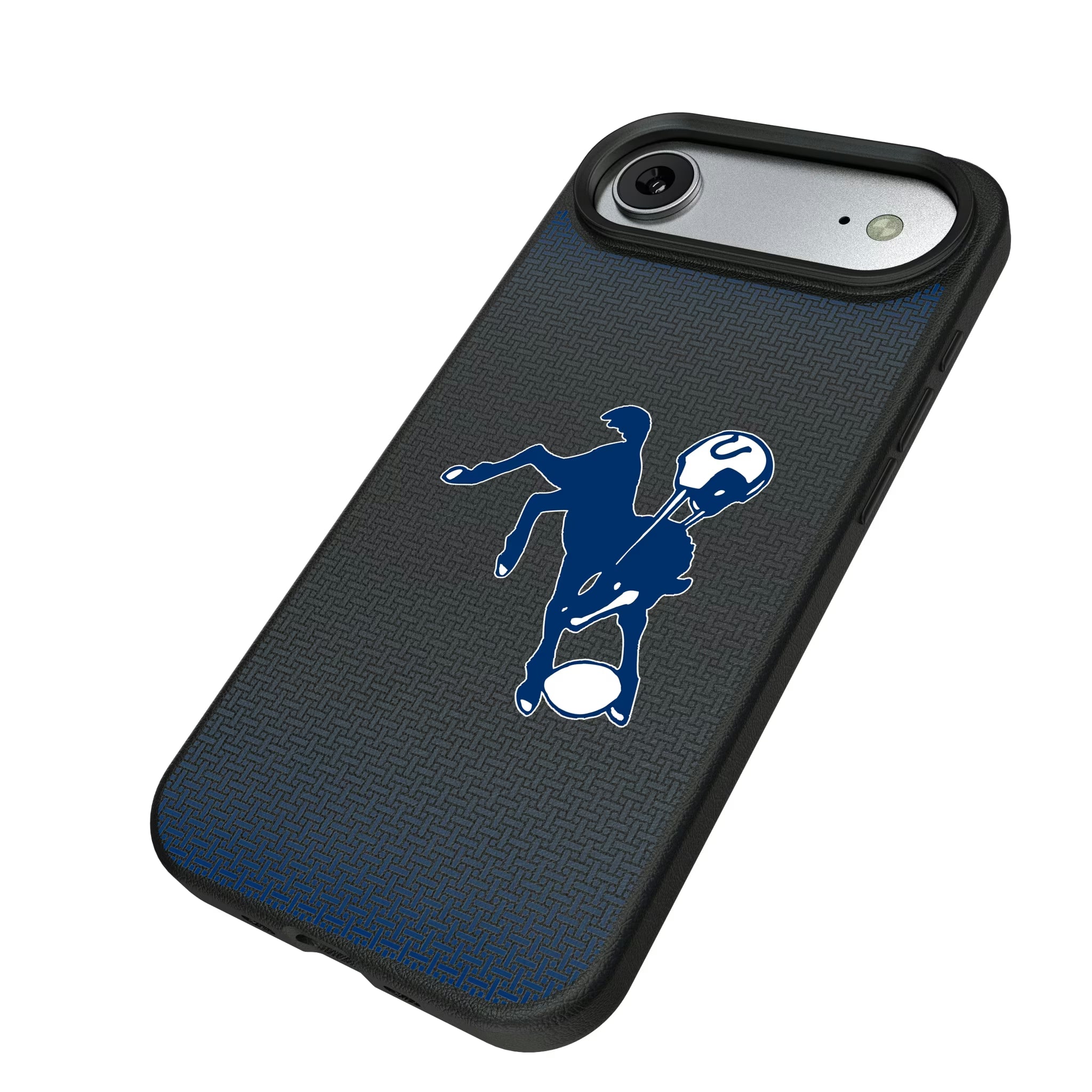 Baltimore Colts 1946 Historic Collection Linen iPhone MagSafe Compatible Phone Case for Apple iPhone - Isometric View#Device_iPhone Air
