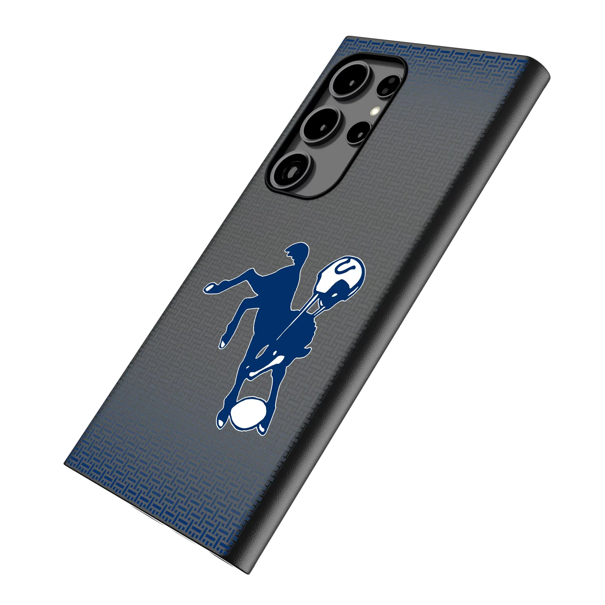 Baltimore Colts 1946 Historic Collection Linen Galaxy MagSafe Compatible Phone Case for Samsung Galaxy - Isometric View