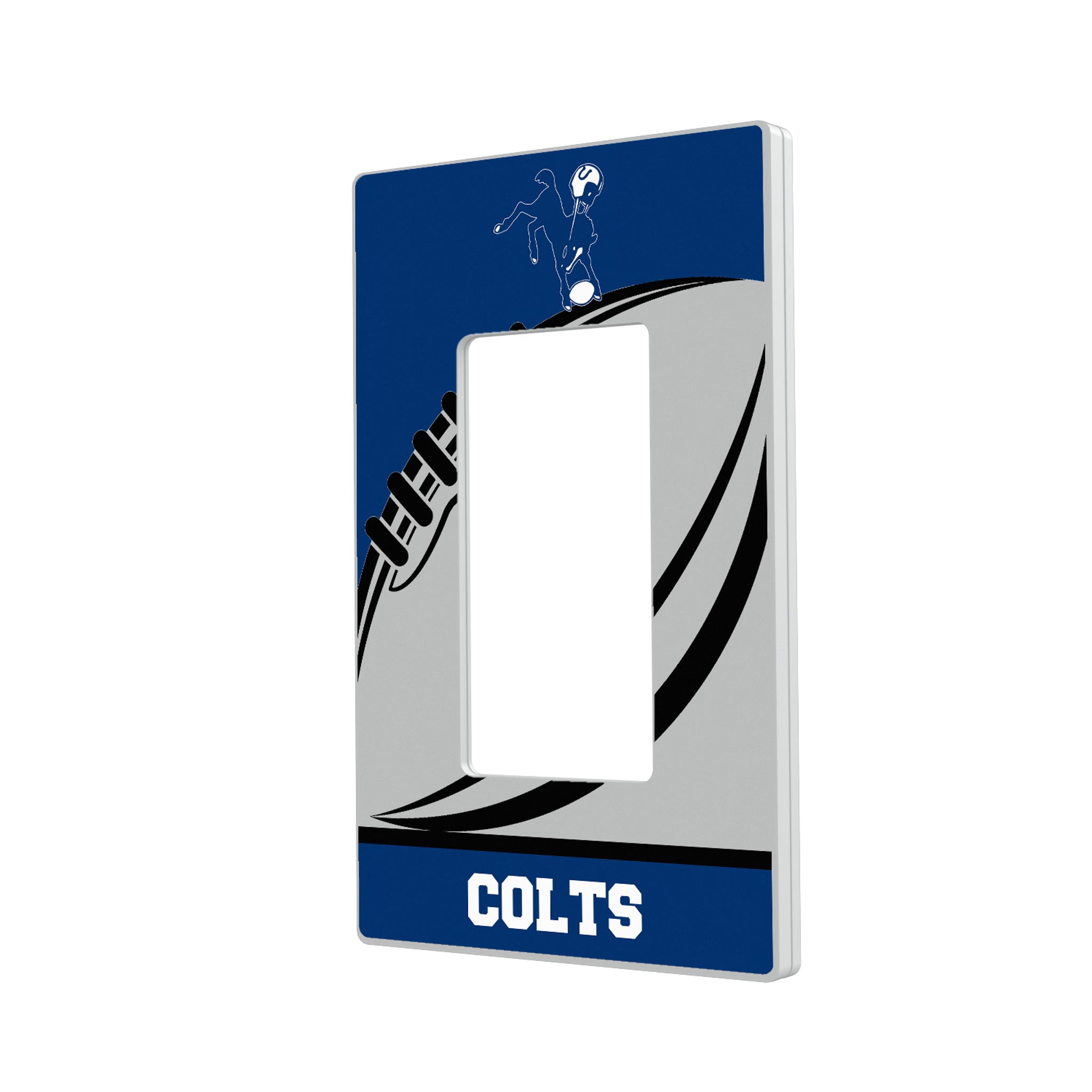 Baltimore Colts 1946 Historic Collection Passtime Hidden-Screw Light Switch Plate#Style_Single Rocker