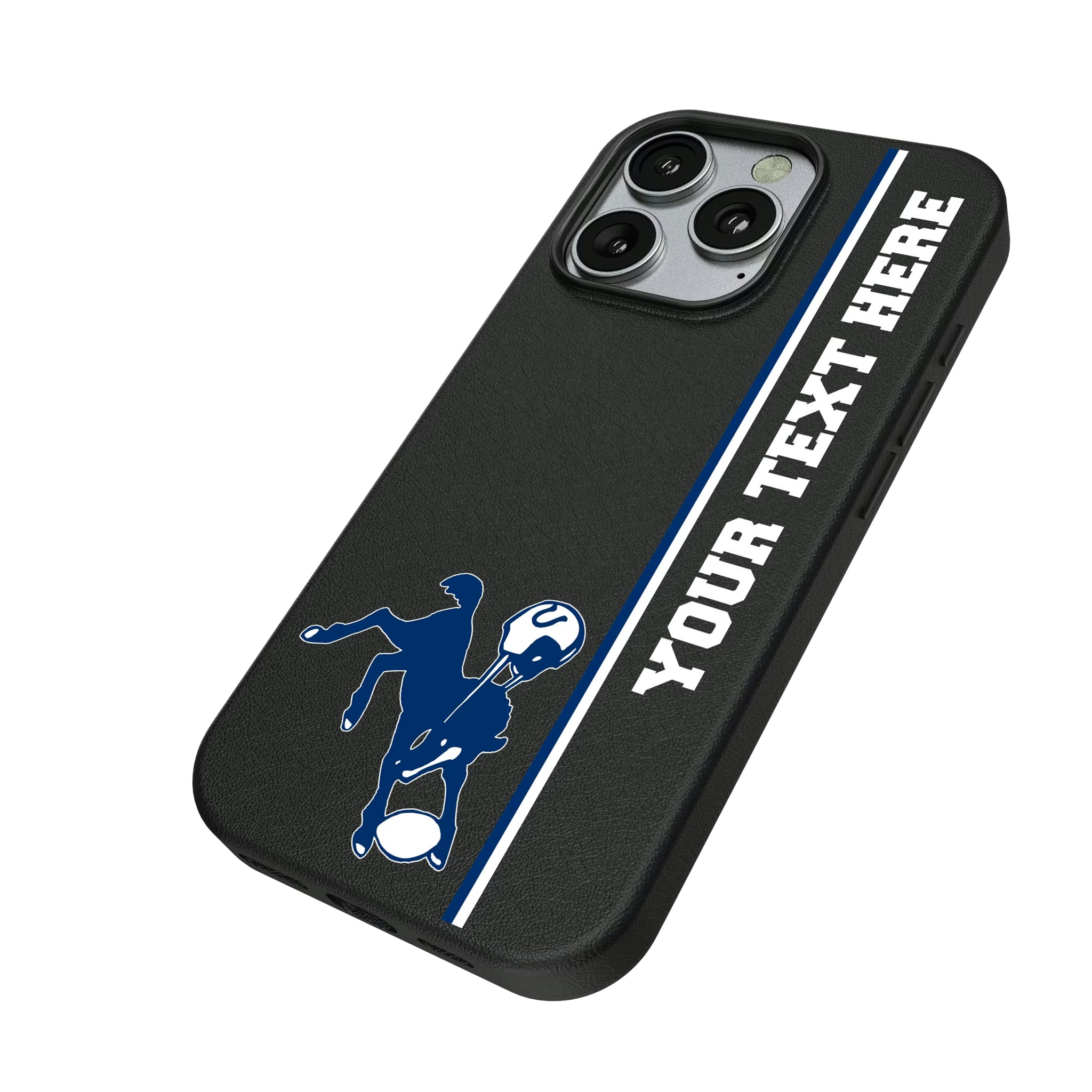 Baltimore Colts 1946 Historic Collection Personalized Sidebard iPhone MagSafe Compatible Phone Case for Apple iPhone - Isometric View