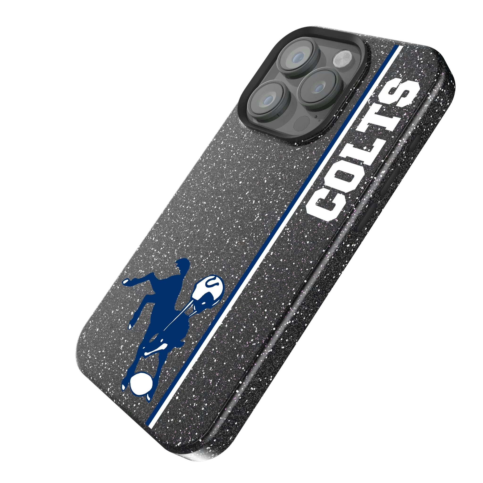Baltimore Colts 1946 Historic Collection Sidebar iPhone Bling Phone Case for Apple iPhone - Isometric View