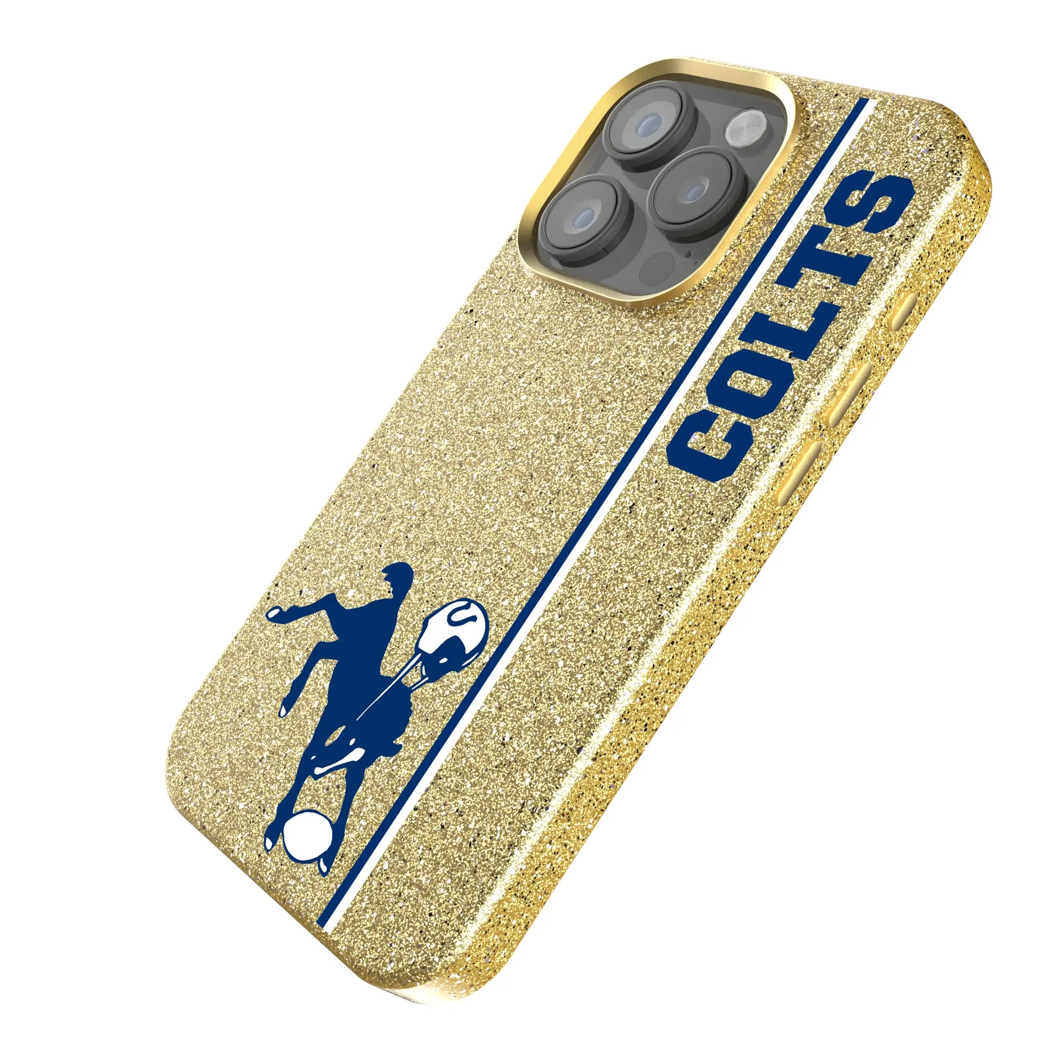 Baltimore Colts 1946 Historic Collection Sidebar iPhone Bling Phone Case for Apple iPhone - Isometric View