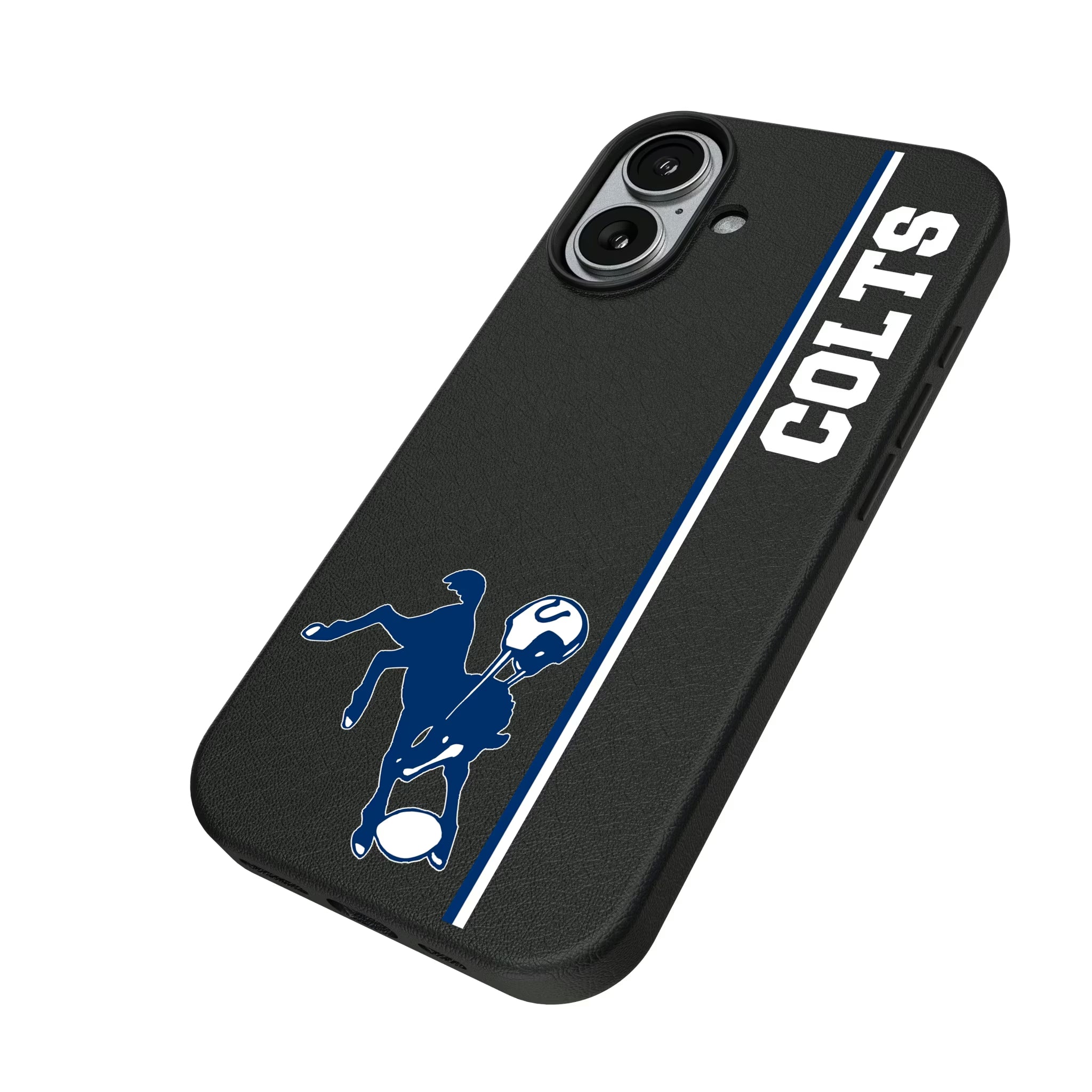 Baltimore Colts 1946 Historic Collection Sidebar iPhone MagSafe Compatible Phone Case for Apple iPhone - Isometric View#Device_iPhone 17