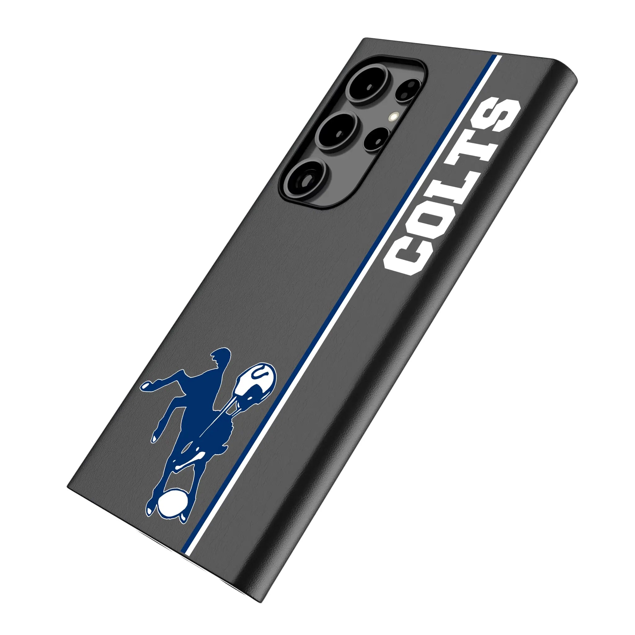 Baltimore Colts 1946 Historic Collection Sidebar Galaxy MagSafe Compatible Phone Case for Samsung Galaxy - Isometric View