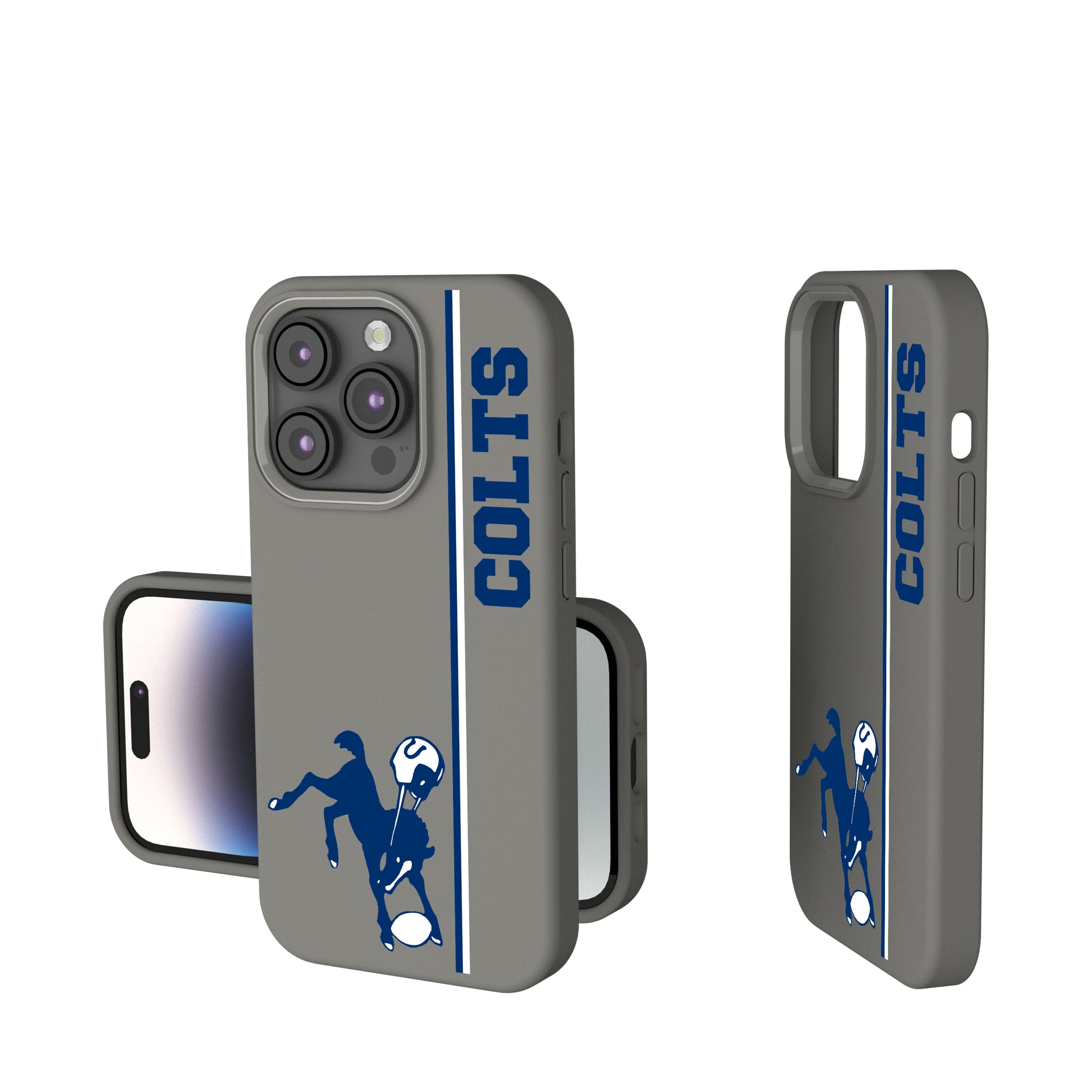 Baltimore Colts 1946 Historic Collection Sidebar iPhone Soft Touch Phone Case for Apple iPhone