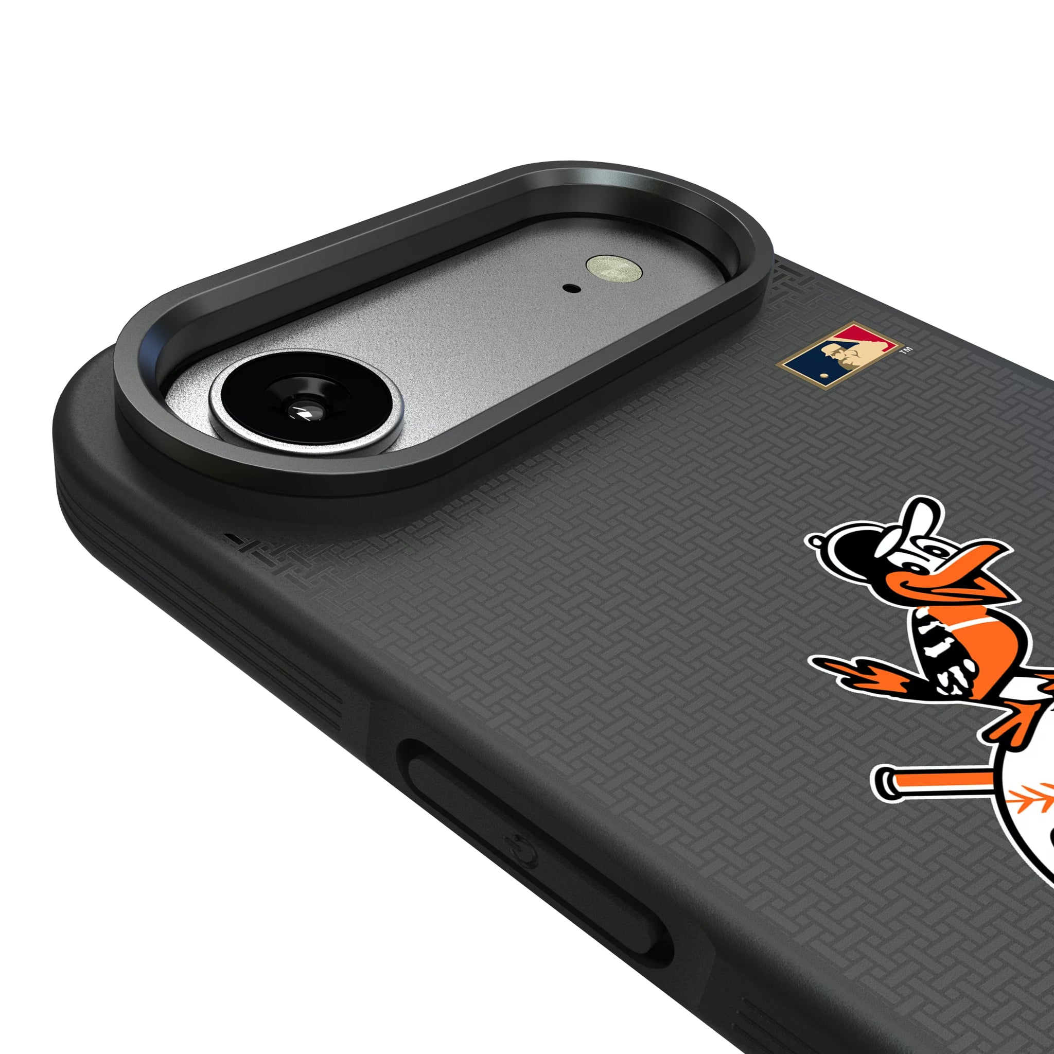 Baltimore Orioles 1954-1963 - Cooperstown Collection Linen iPhone Bump Phone Case for Apple iPhone - Detail#Device_iPhone Air