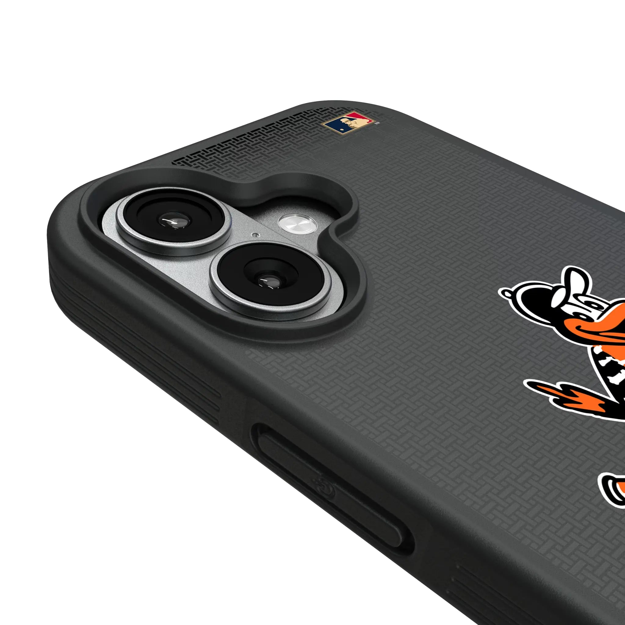 Baltimore Orioles 1954-1963 - Cooperstown Collection Linen iPhone Bump Phone Case for Apple iPhone - Detail#Device_iPhone 17