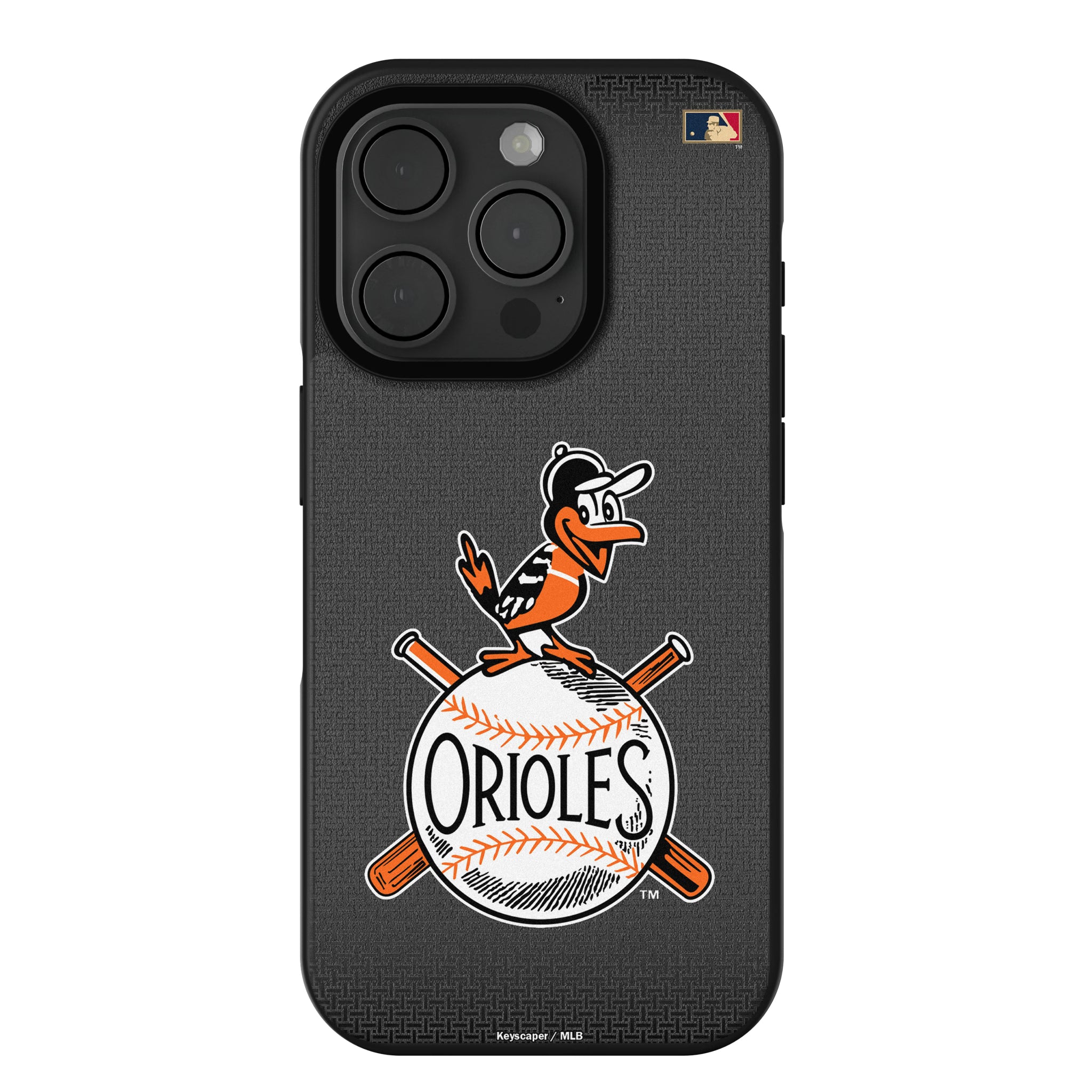 Baltimore Orioles 1954-1963 - Cooperstown Collection Linen iPhone Bump Phone Case for Apple iPhone