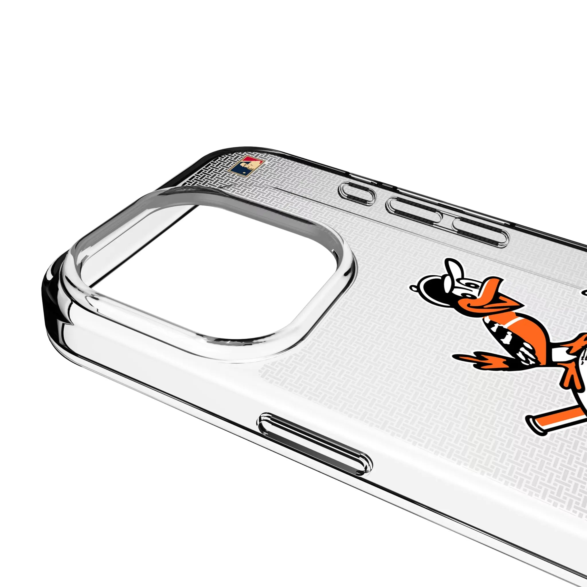 Baltimore Orioles 1954-1963 - Cooperstown Collection Linen iPhone Clear Phone Case for Apple iPhone - Detail