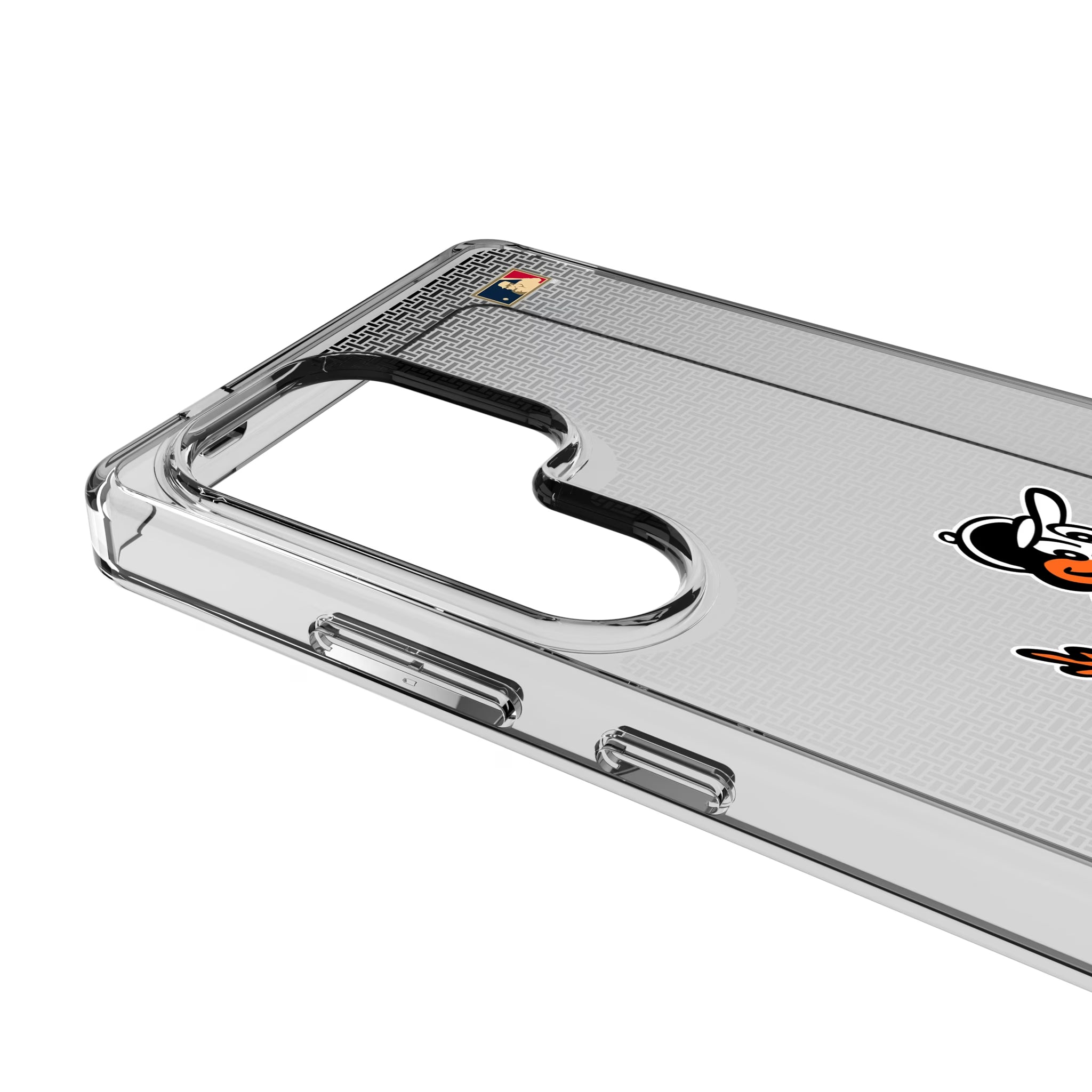 Baltimore Orioles 1954-1963 - Cooperstown Collection Linen Galaxy Clear Phone Case for Samsung Galaxy - Detail