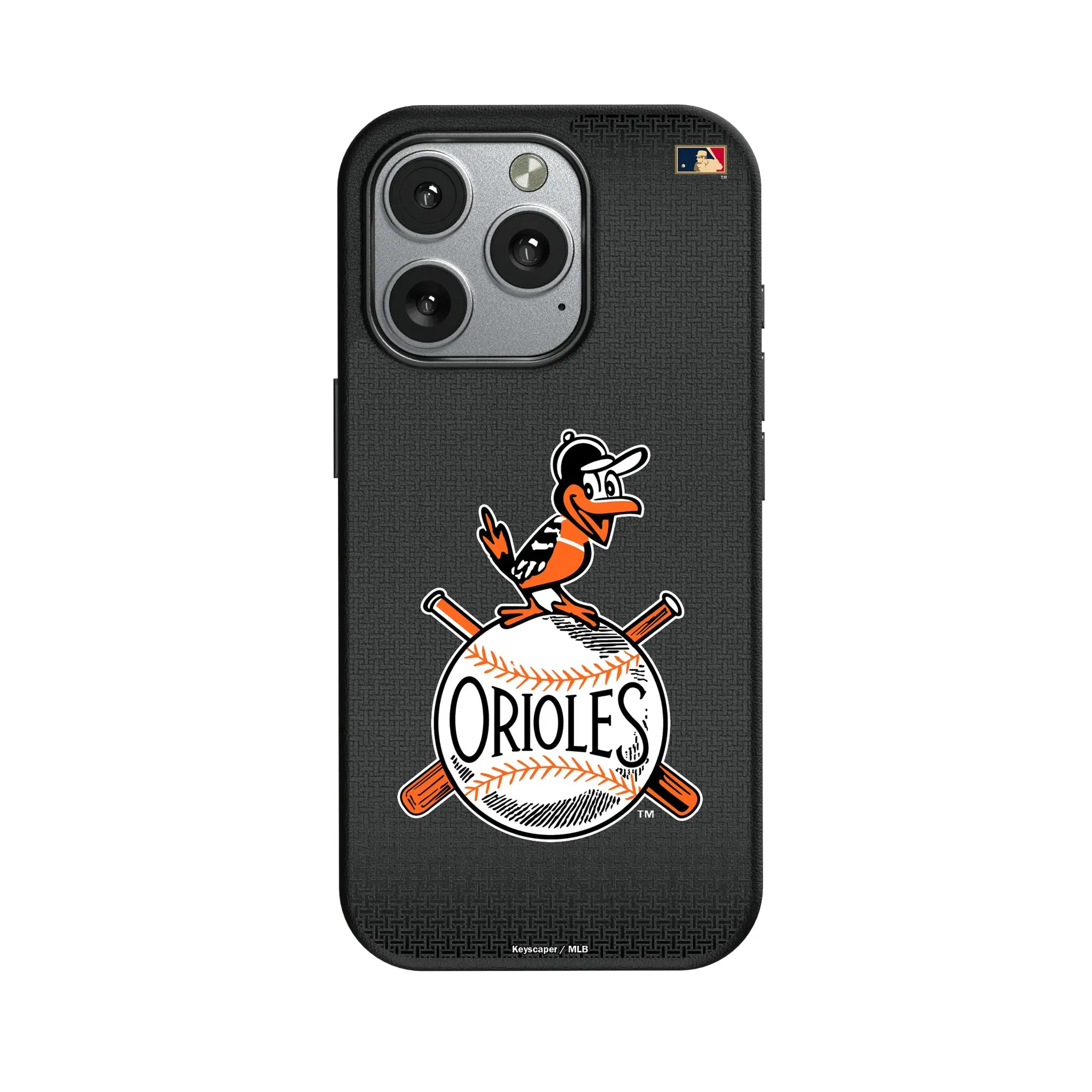 Baltimore Orioles 1954-1963 - Cooperstown Collection Linen iPhone MagSafe Compatible Phone Case for Apple iPhone