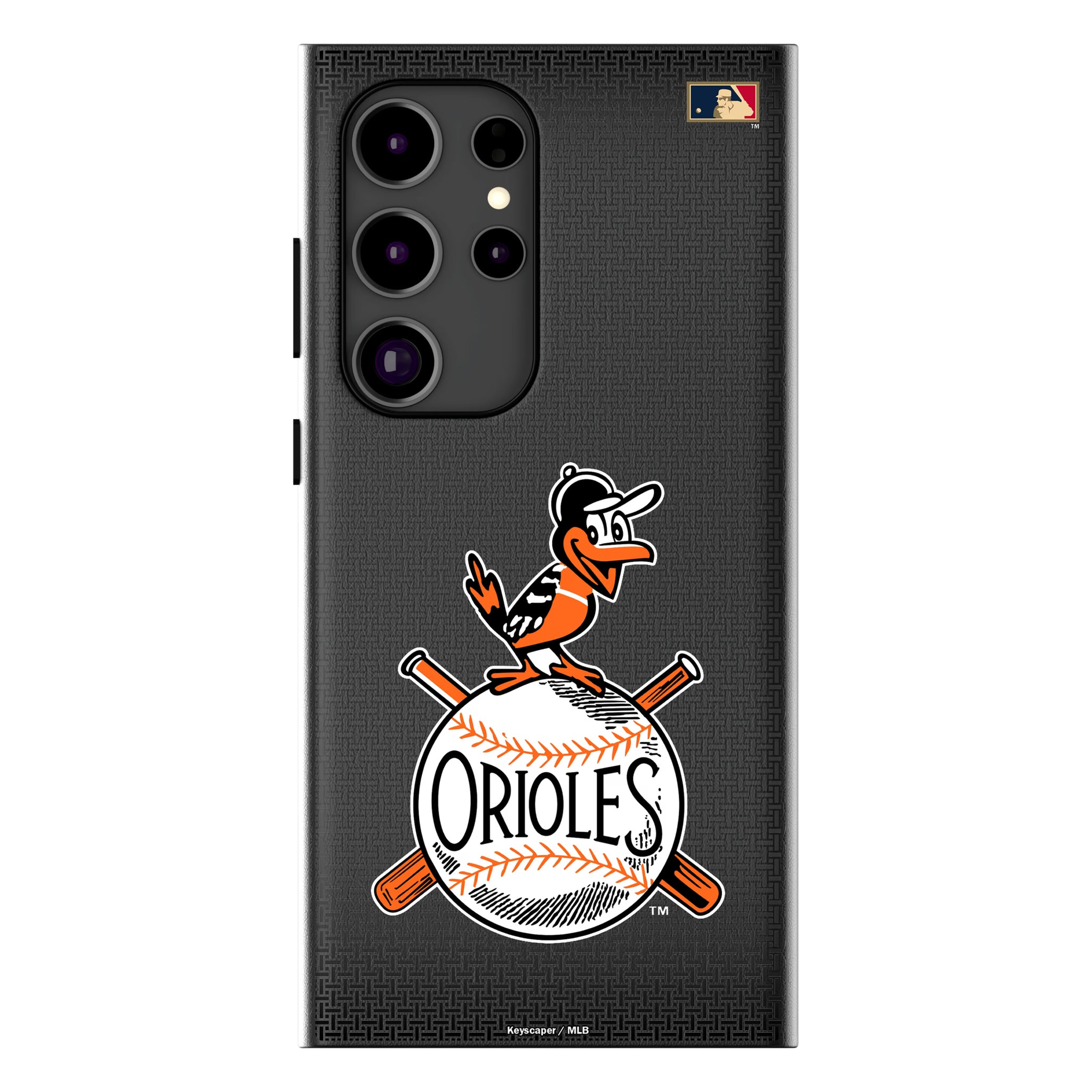 Baltimore Orioles 1954-1963 - Cooperstown Collection Linen Galaxy MagSafe Compatible Phone Case for Samsung Galaxy
