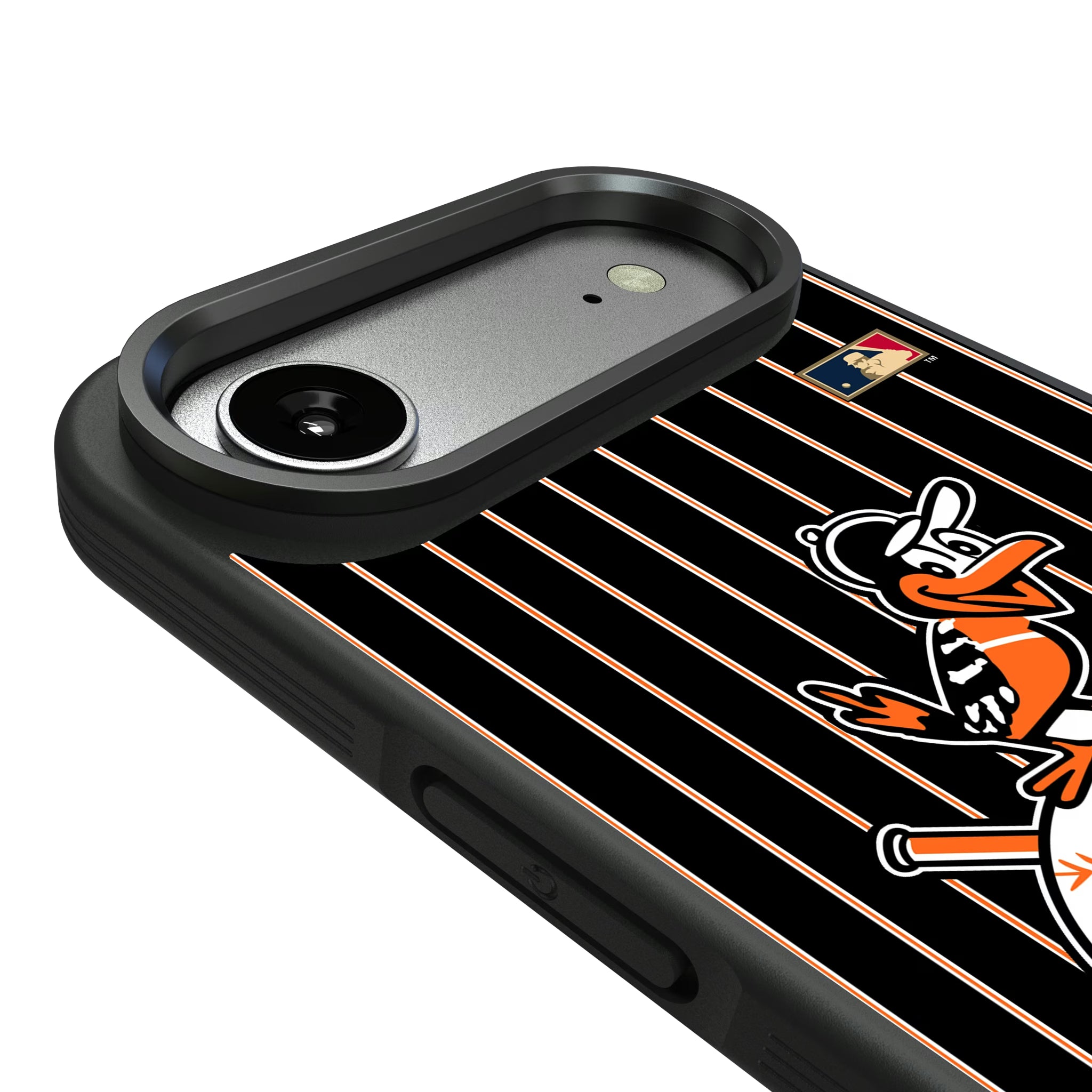 Baltimore Orioles 1954-1963 - Cooperstown Collection Pinstripe iPhone Bump Phone Case for Apple iPhone - Detail#Device_iPhone Air