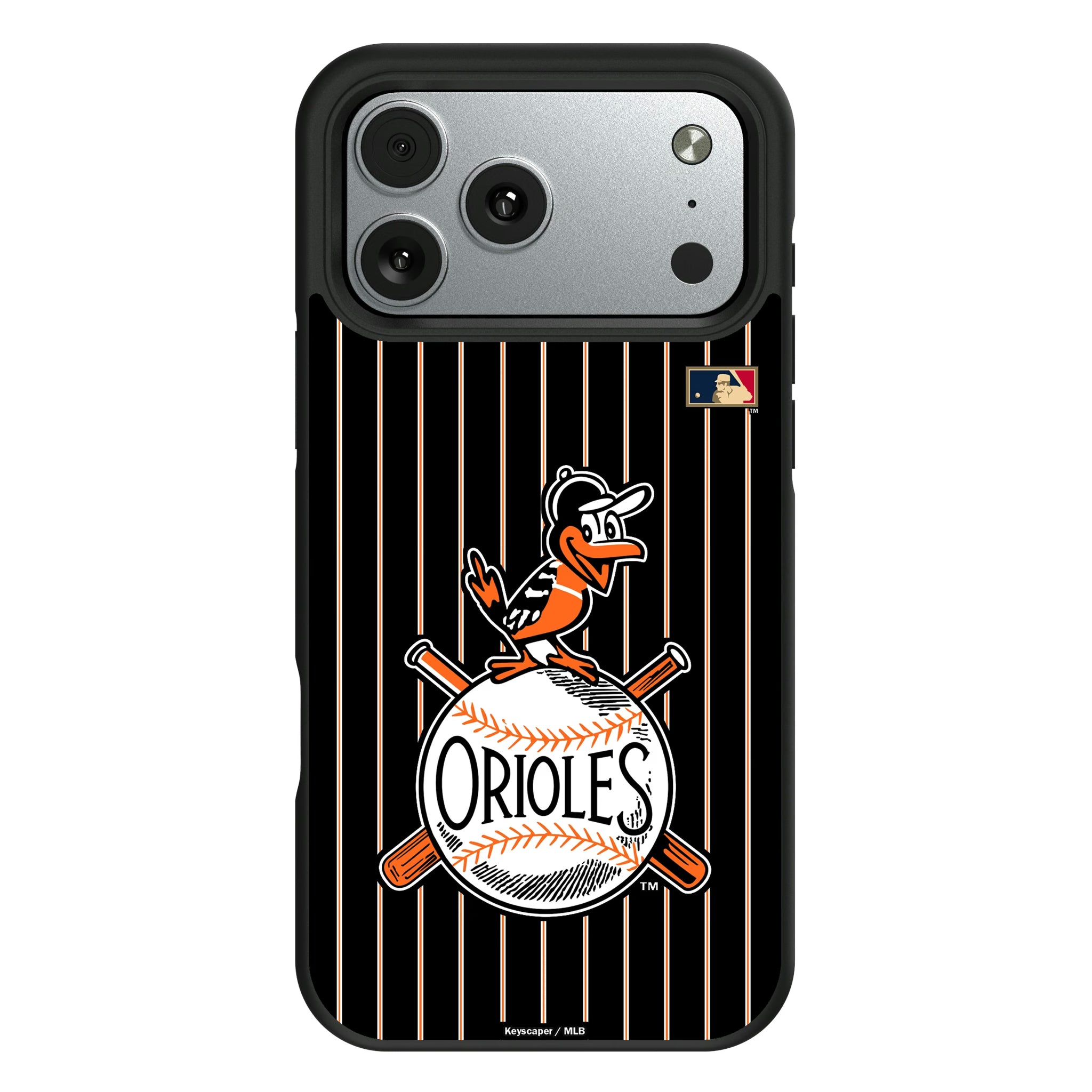 Baltimore Orioles 1954-1963 - Cooperstown Collection Pinstripe iPhone Bump Phone Case for Apple iPhone#Device_iPhone 17 Pro Max