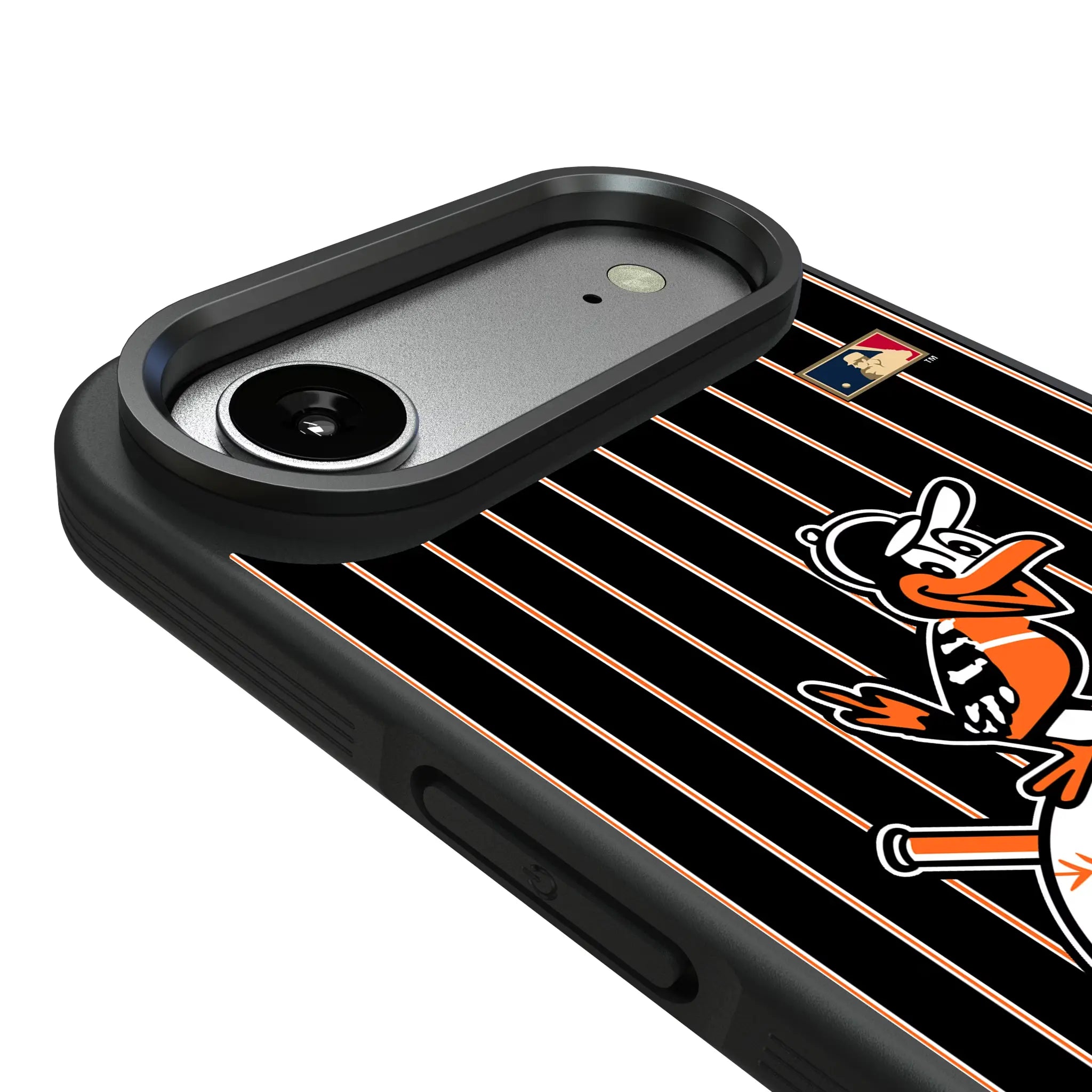Baltimore Orioles 1954-1963 - Cooperstown Collection Pinstripe iPhone Bump Phone Case for Apple iPhone - Detail#Device_iPhone Air