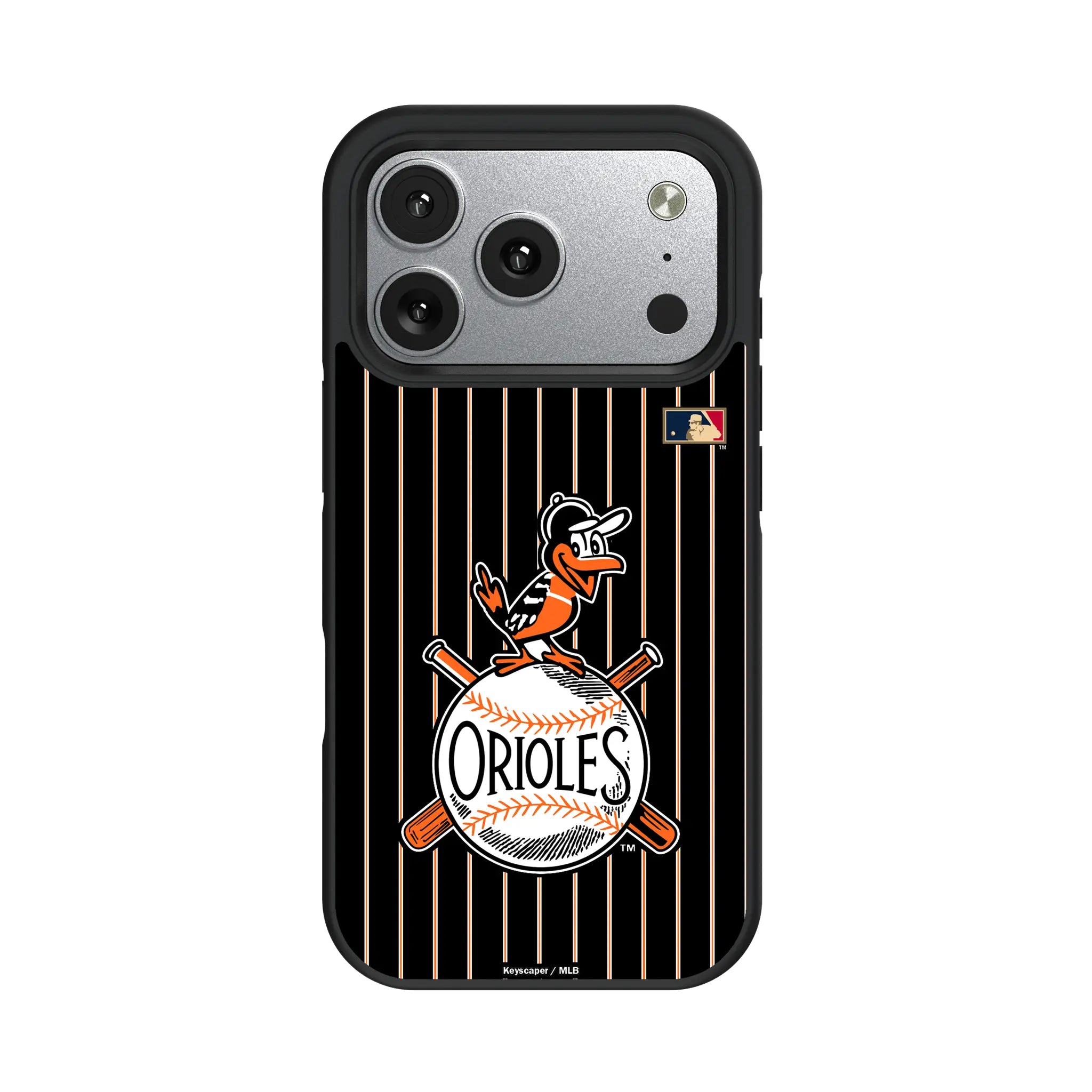 Baltimore Orioles 1954-1963 - Cooperstown Collection Pinstripe iPhone Bump Phone Case for Apple iPhone#Device_iPhone 17 Pro