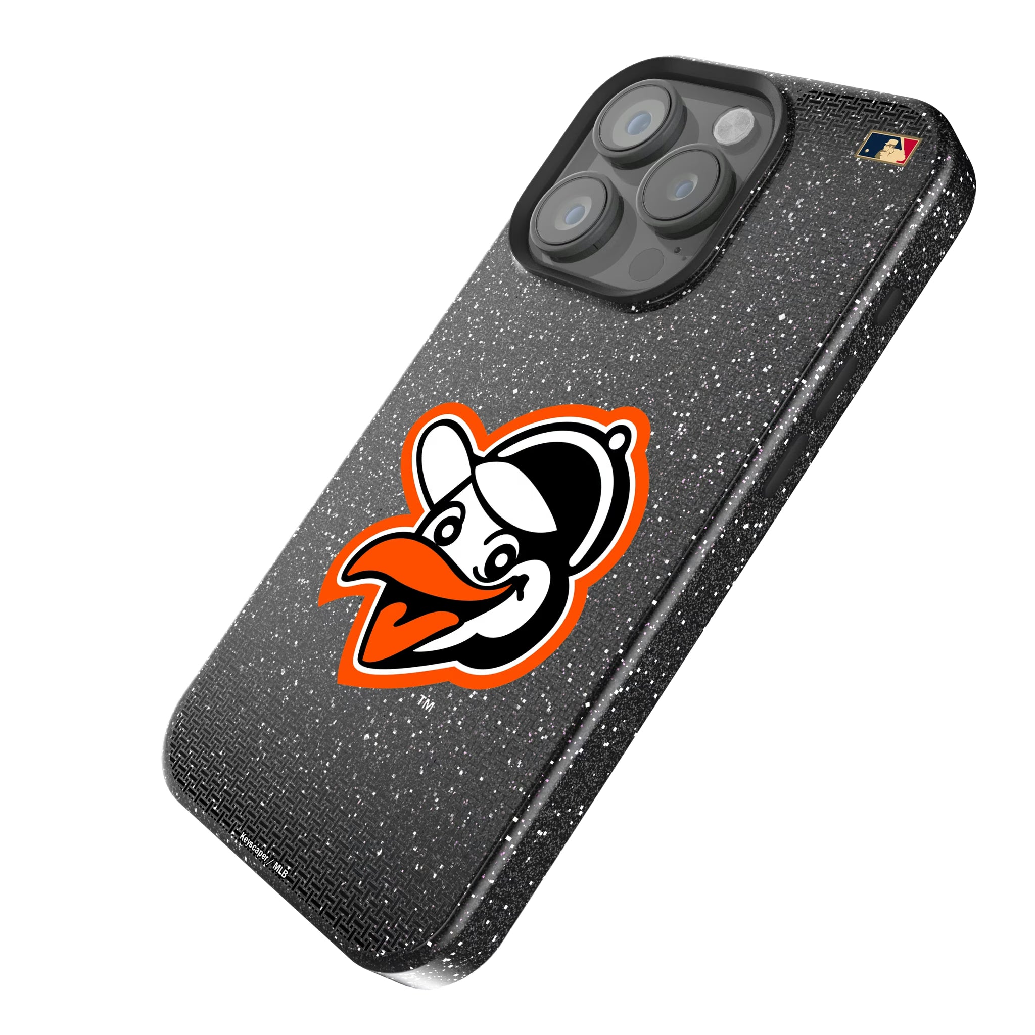 Baltimore Orioles 1955 - Cooperstown Collection Linen iPhone Bling Phone Case for Apple iPhone - Isometric View