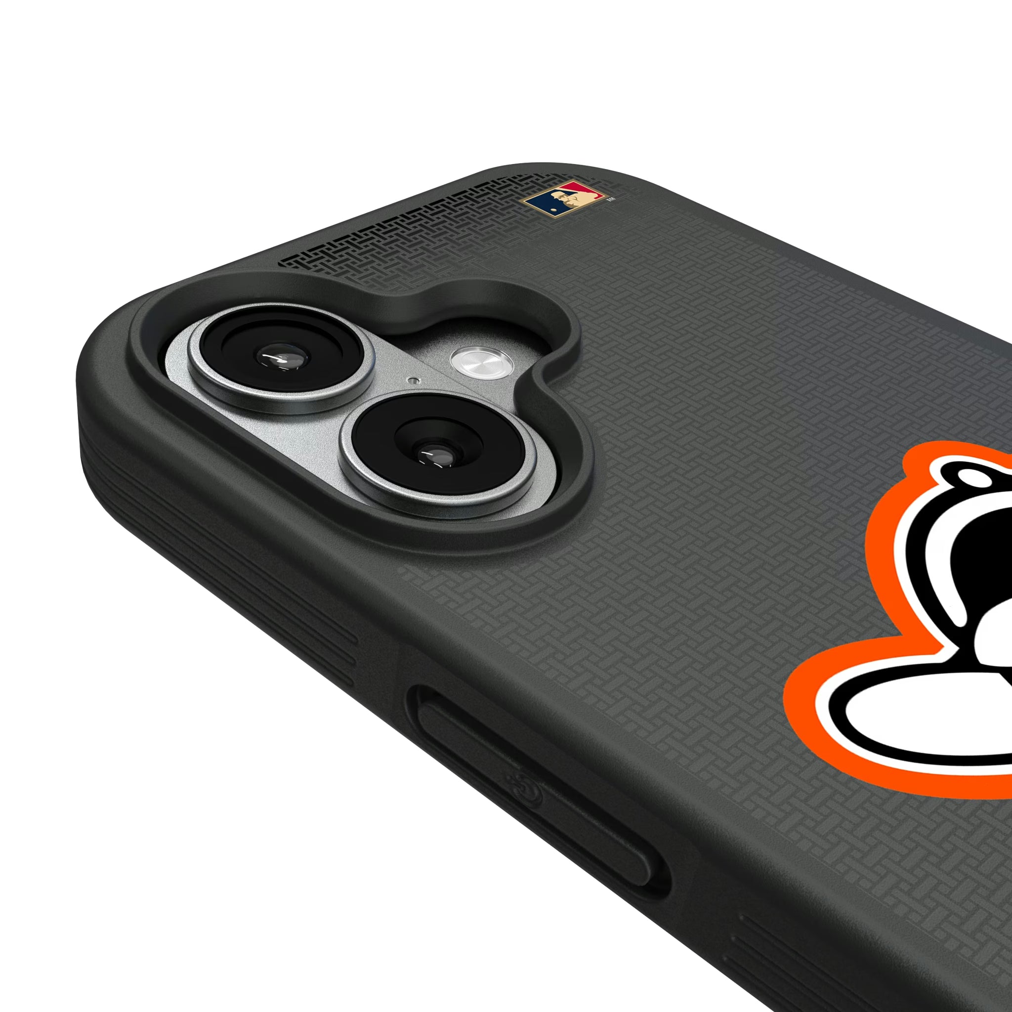 Baltimore Orioles 1955 - Cooperstown Collection Linen iPhone Bump Phone Case for Apple iPhone - Detail#Device_iPhone 17