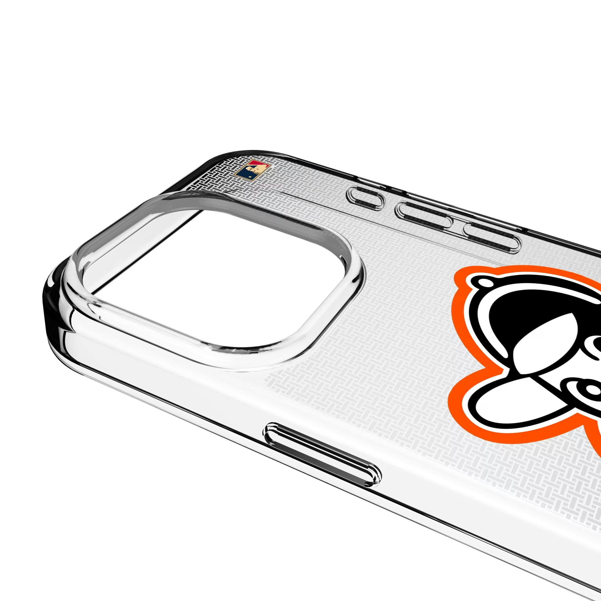 Baltimore Orioles 1955 - Cooperstown Collection Linen iPhone Clear Phone Case for Apple iPhone - Detail