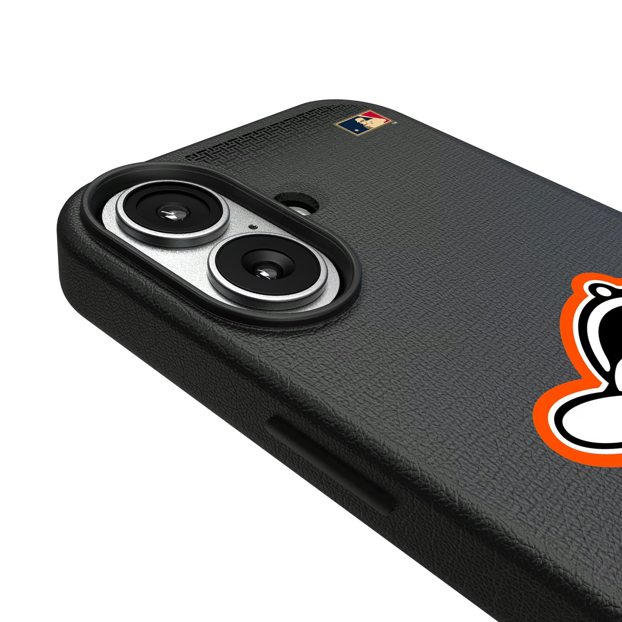 Baltimore Orioles 1955 - Cooperstown Collection Linen iPhone MagSafe Compatible Phone Case for Apple iPhone - Detail#Device_iPhone 17