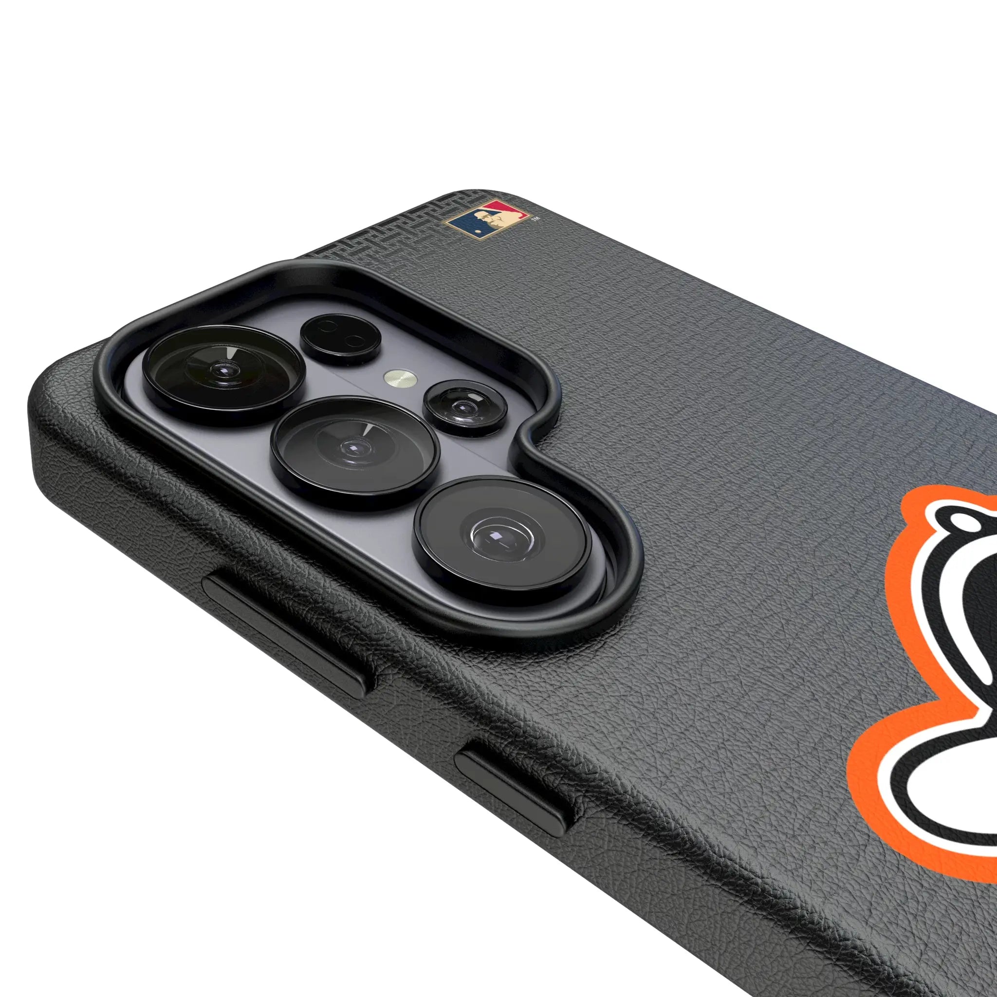 Baltimore Orioles 1955 - Cooperstown Collection Linen Galaxy MagSafe Compatible Phone Case for Samsung Galaxy - Detail#Device_Galaxy S26 Ultra