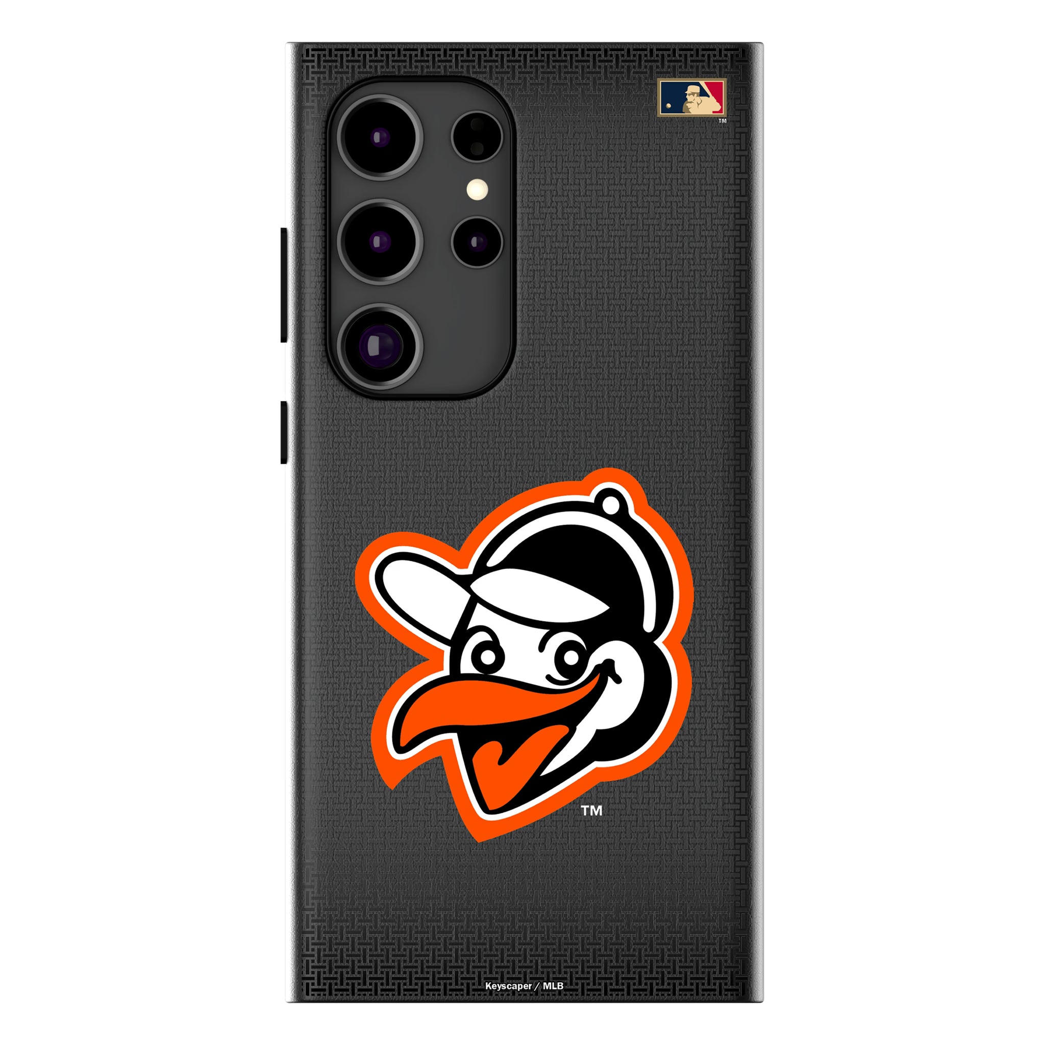Baltimore Orioles 1955 - Cooperstown Collection Linen Galaxy MagSafe Compatible Phone Case for Samsung Galaxy