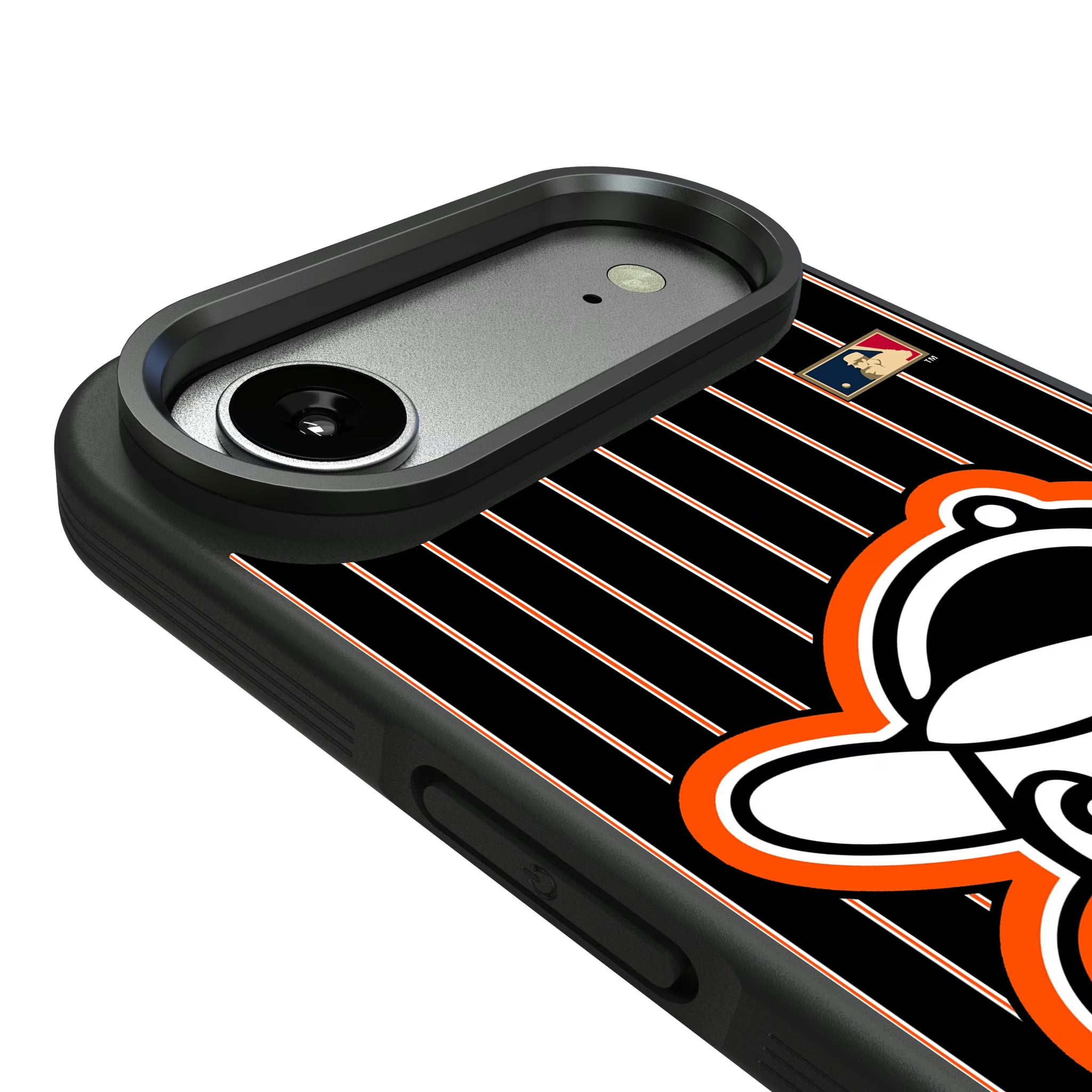 Baltimore Orioles 1955 - Cooperstown Collection Pinstripe iPhone Bump Phone Case for Apple iPhone - Detail#Device_iPhone Air
