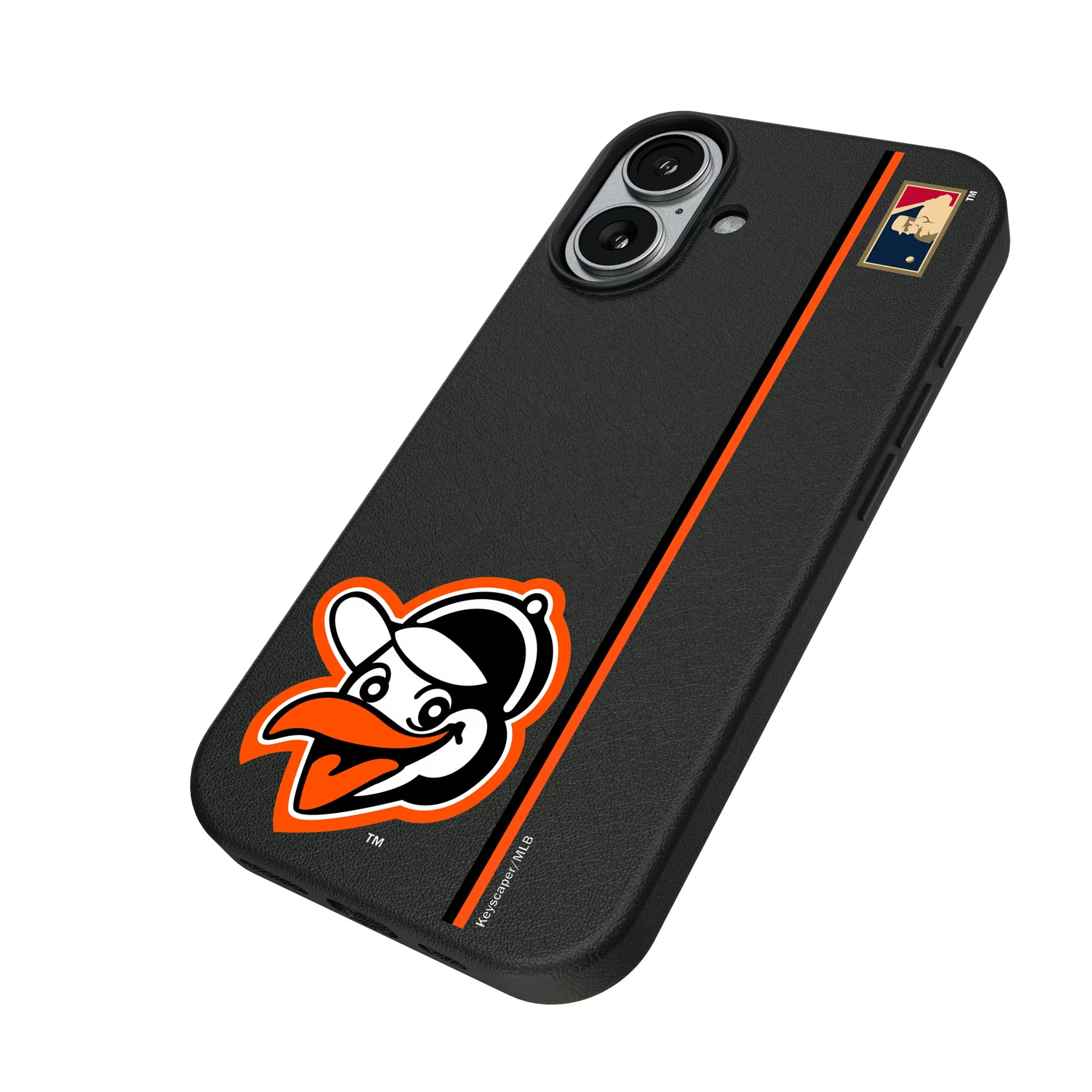 Baltimore Orioles 1955 - Cooperstown Collection Sidebar iPhone MagSafe Compatible Phone Case for Apple iPhone - Isometric View#Device_iPhone 17