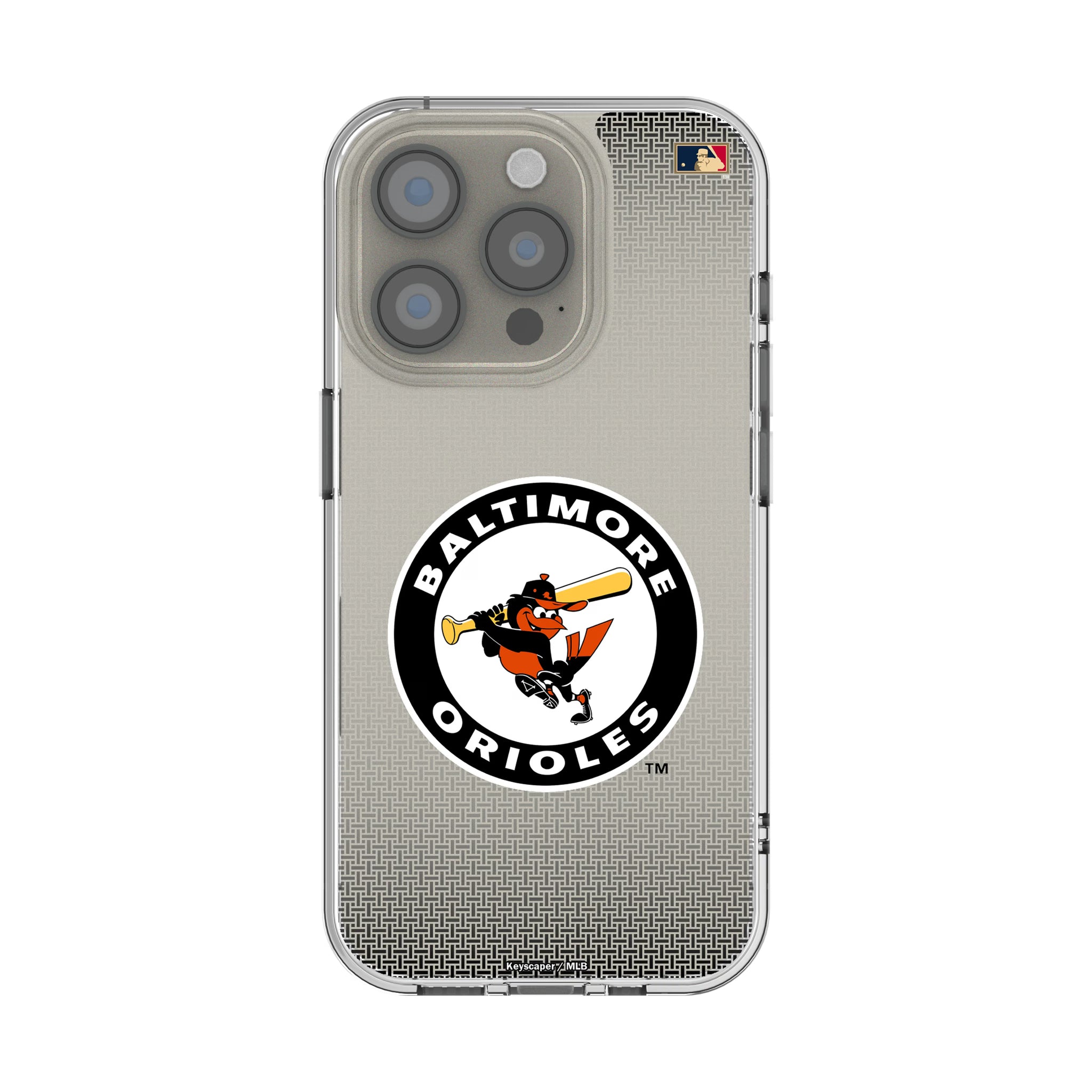 Baltimore Orioles 1966-1969 - Cooperstown Collection Linen iPhone Clear Phone Case for Apple iPhone