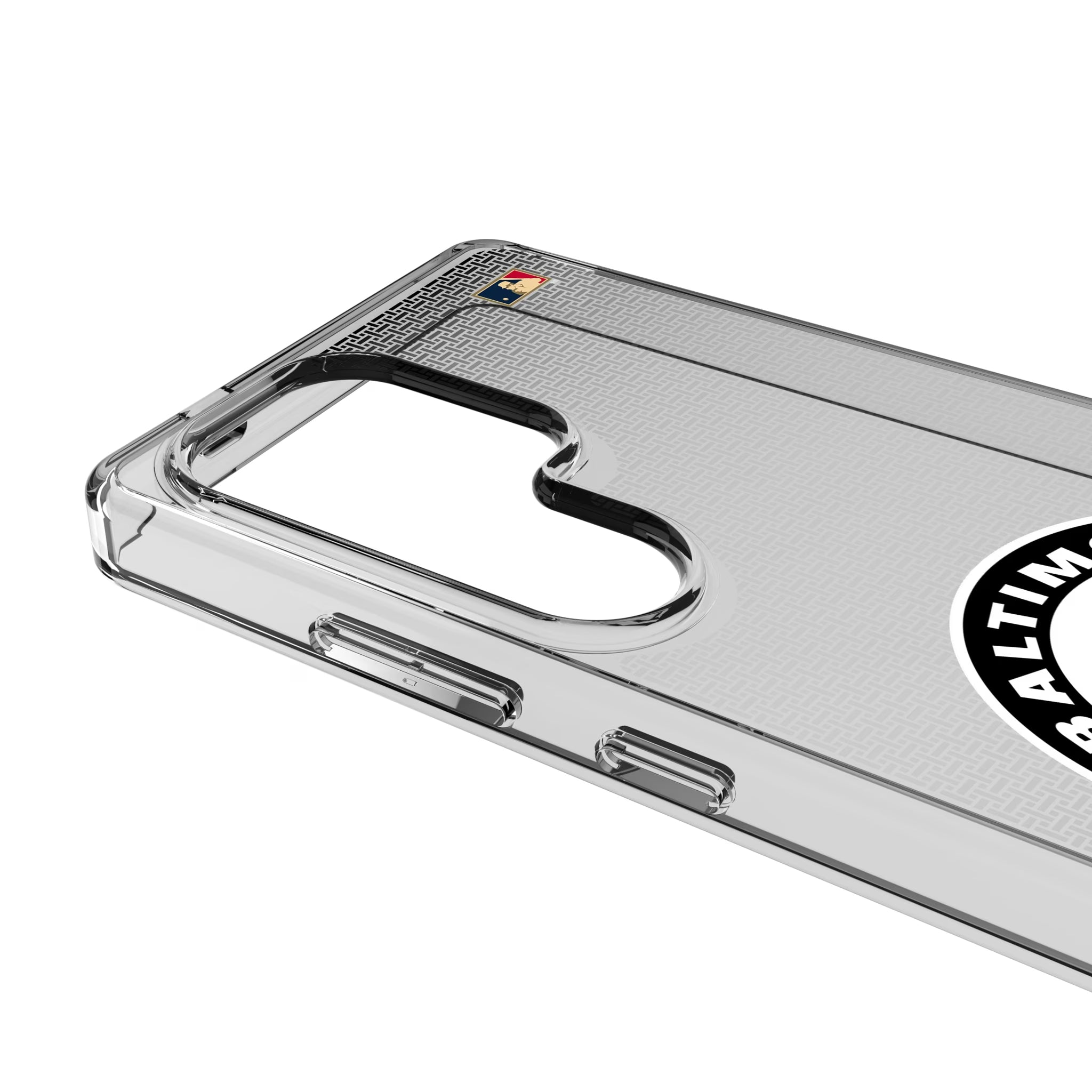 Baltimore Orioles 1966-1969 - Cooperstown Collection Linen Galaxy Clear Phone Case for Samsung Galaxy - Detail