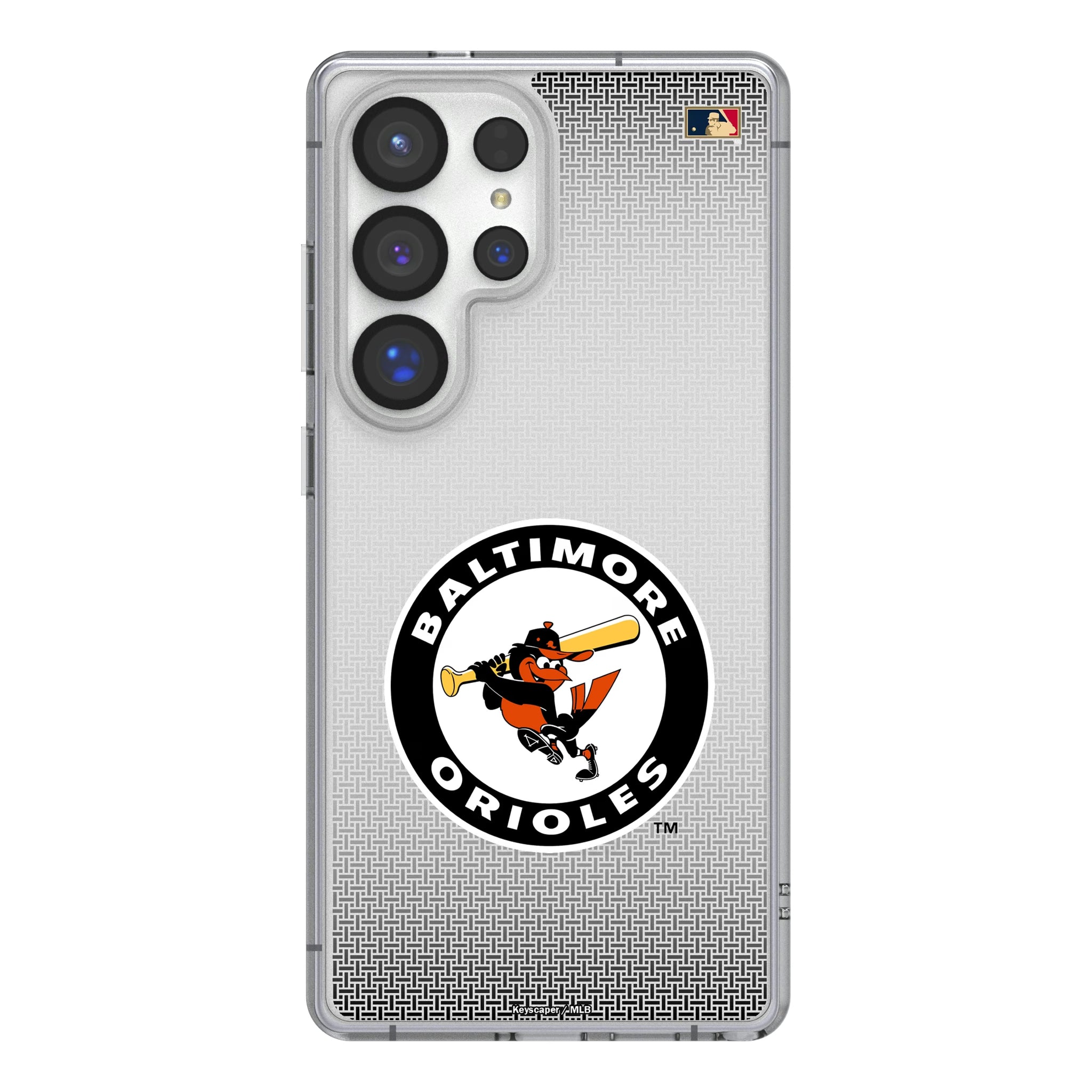 Baltimore Orioles 1966-1969 - Cooperstown Collection Linen Galaxy Clear Phone Case for Samsung Galaxy
