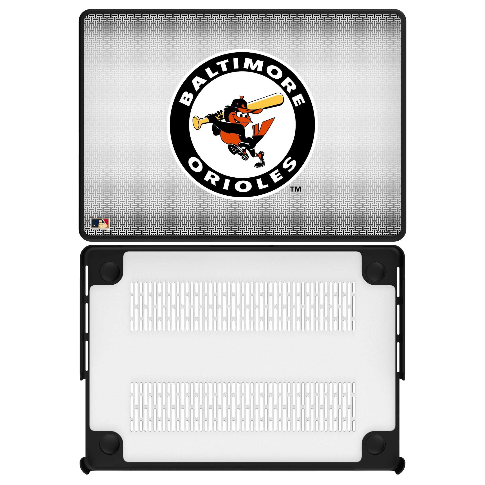 Baltimore Orioles 1966-1969 - Cooperstown Collection Linen MacBook Laptop Case for Apple MacBook#Device_MacBook Pro (14-inch, 2021) / MacBook Pro (14-inch, 2023) / MacBook Pro (14-inch, 2024)
