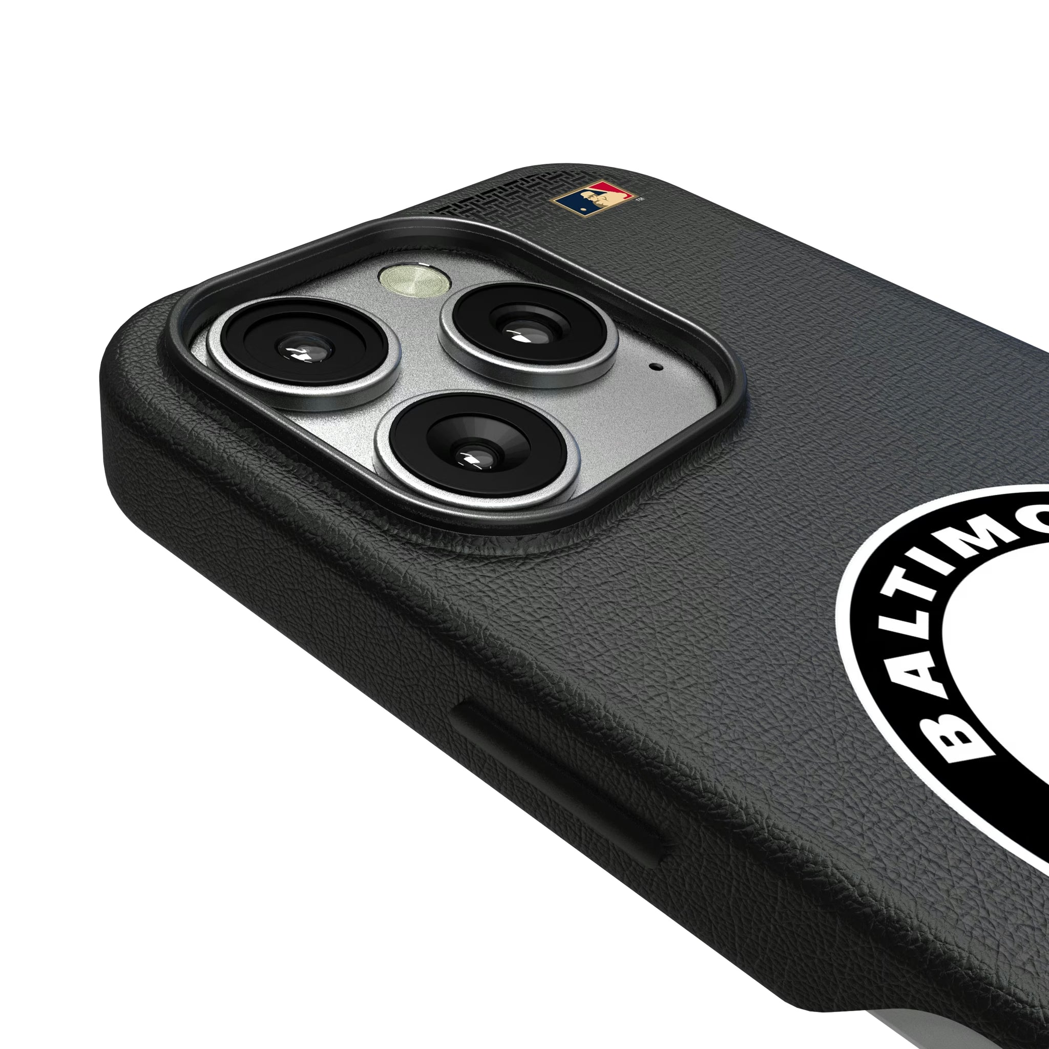 Baltimore Orioles 1966-1969 - Cooperstown Collection Linen iPhone MagSafe Compatible Phone Case for Apple iPhone - Detail