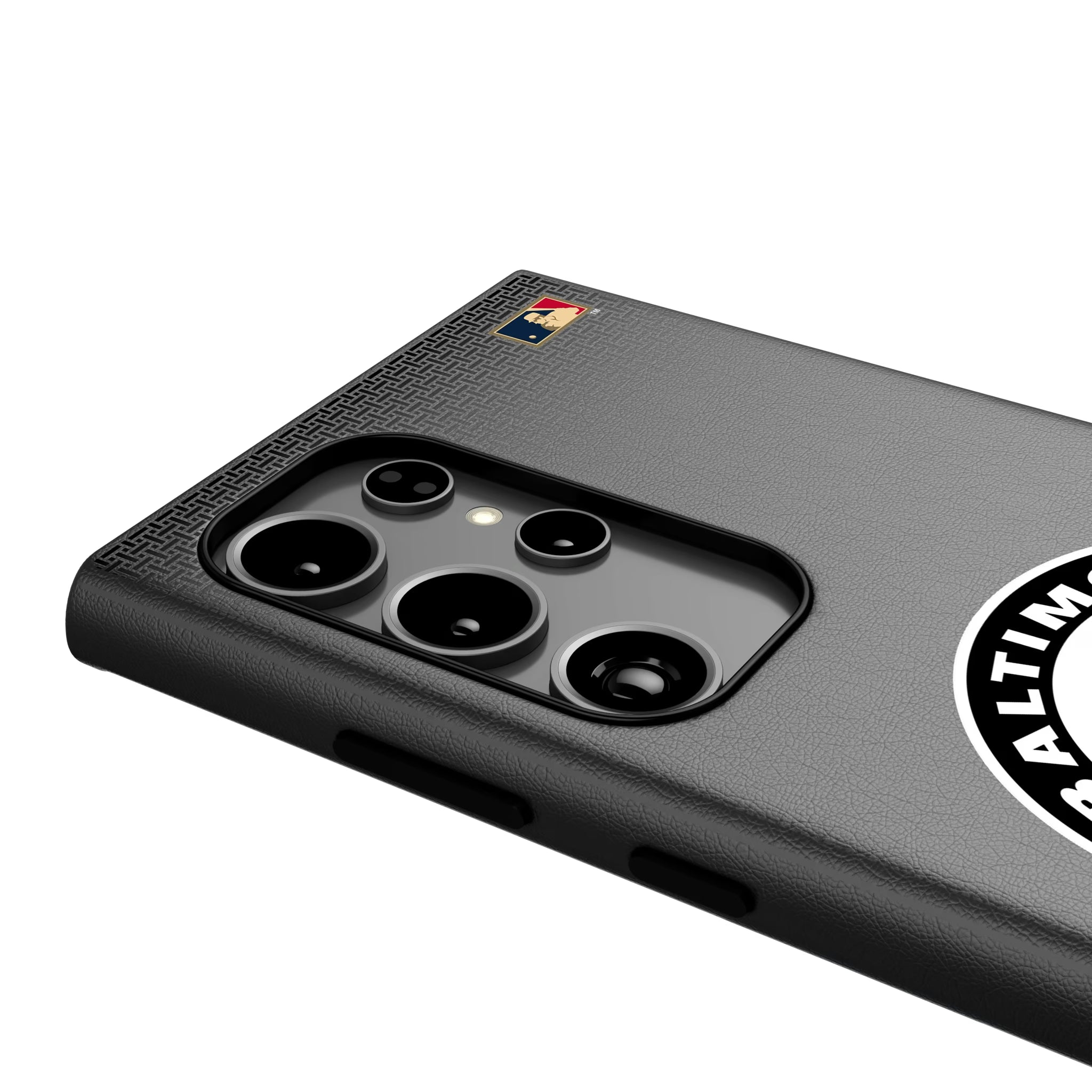 Baltimore Orioles 1966-1969 - Cooperstown Collection Linen Galaxy MagSafe Compatible Phone Case for Samsung Galaxy - Detail