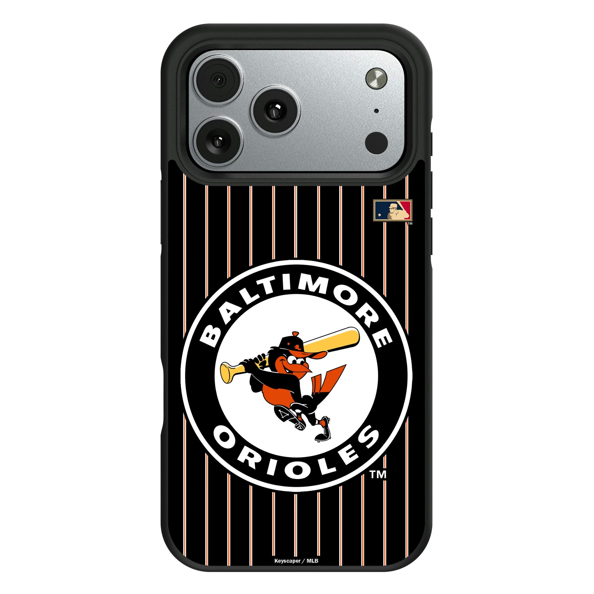 Baltimore Orioles 1966-1969 - Cooperstown Collection Pinstripe iPhone Bump Phone Case for Apple iPhone#Device_iPhone 17 Pro Max
