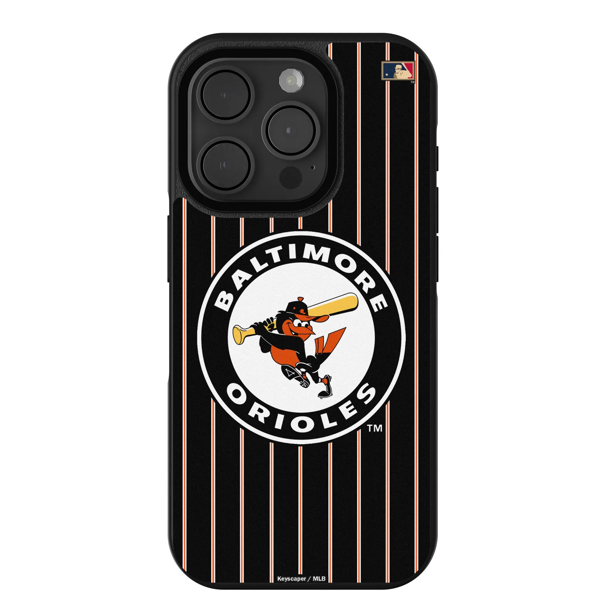 Baltimore Orioles 1966-1969 - Cooperstown Collection Pinstripe iPhone Bump Phone Case for Apple iPhone