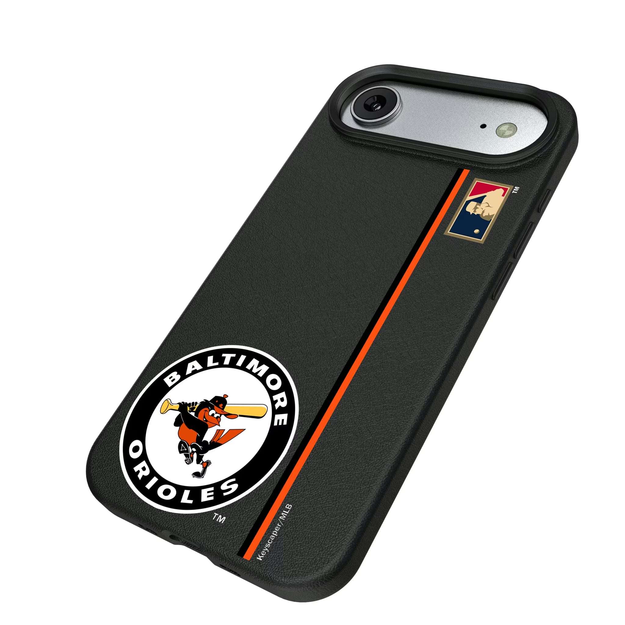 Baltimore Orioles 1966-1969 - Cooperstown Collection Sidebar iPhone MagSafe Compatible Phone Case for Apple iPhone - Isometric View#Device_iPhone Air
