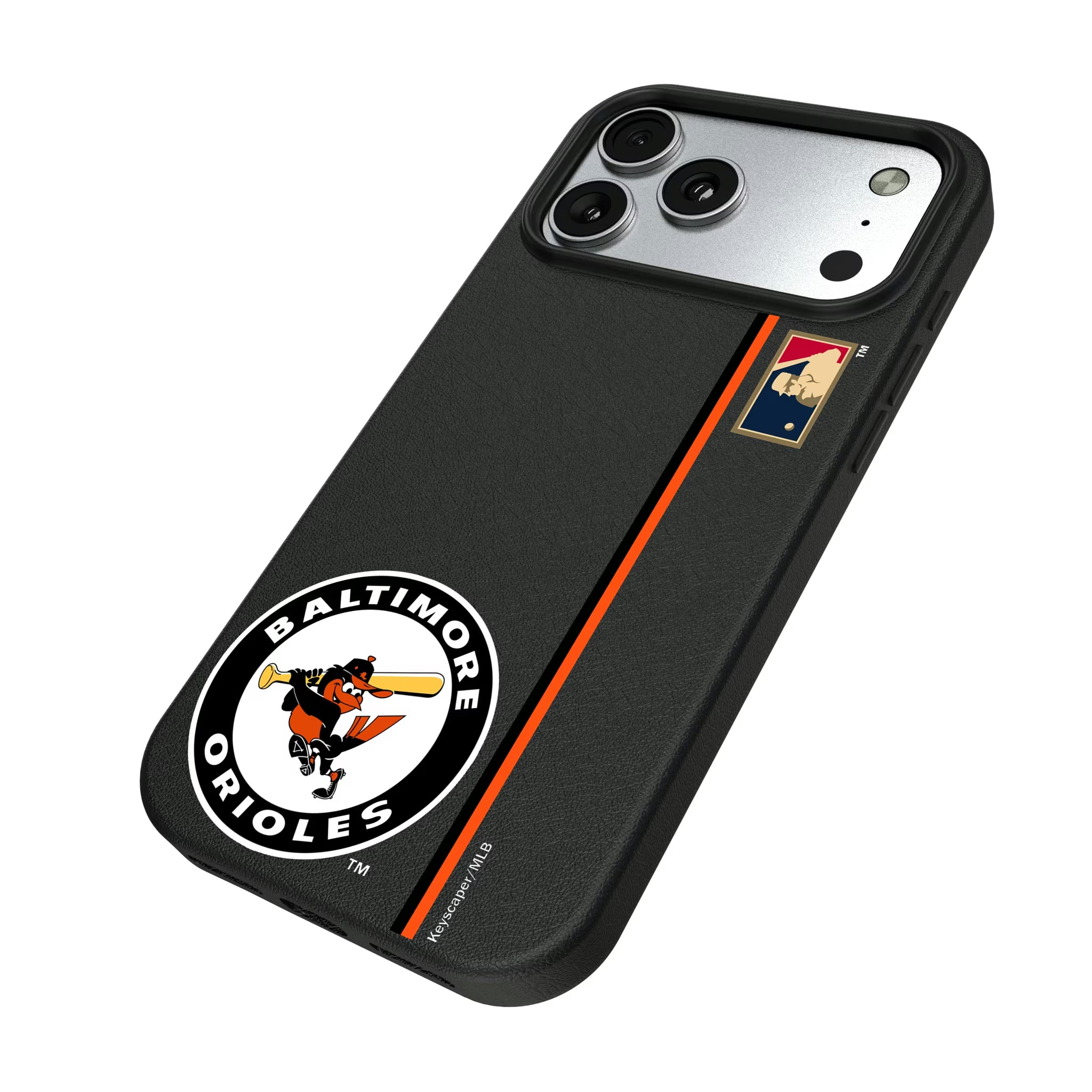 Baltimore Orioles 1966-1969 - Cooperstown Collection Sidebar iPhone MagSafe Compatible Phone Case for Apple iPhone - Isometric View#Device_iPhone 17 Pro Max