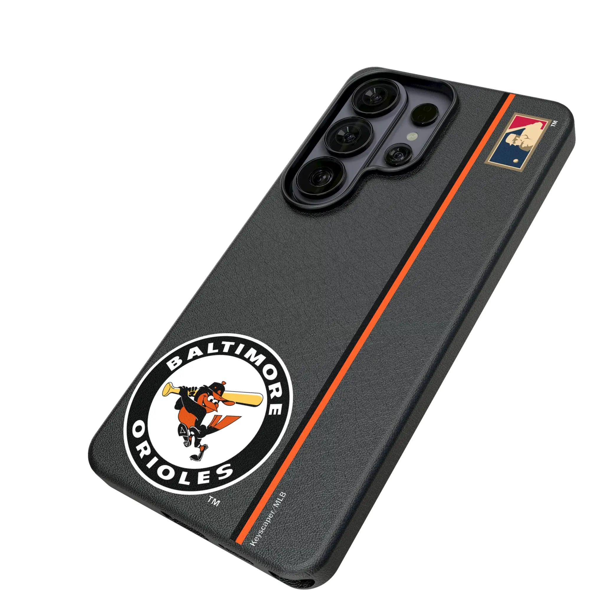 Baltimore Orioles 1966-1969 - Cooperstown Collection Sidebar Galaxy MagSafe Compatible Phone Case for Samsung Galaxy - Isometric View#Device_Galaxy S26 Ultra