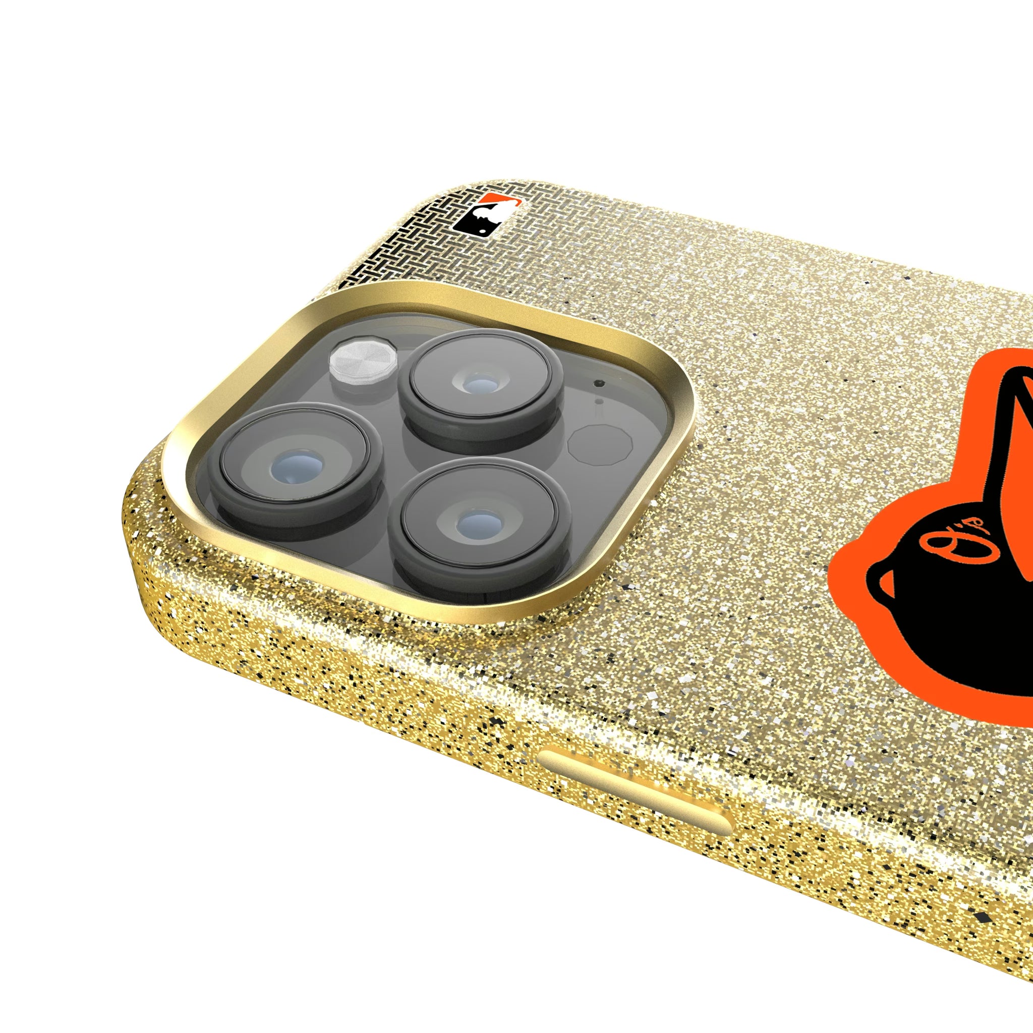 Baltimore Orioles Linen iPhone Bling Phone Case for Apple iPhone - Detail