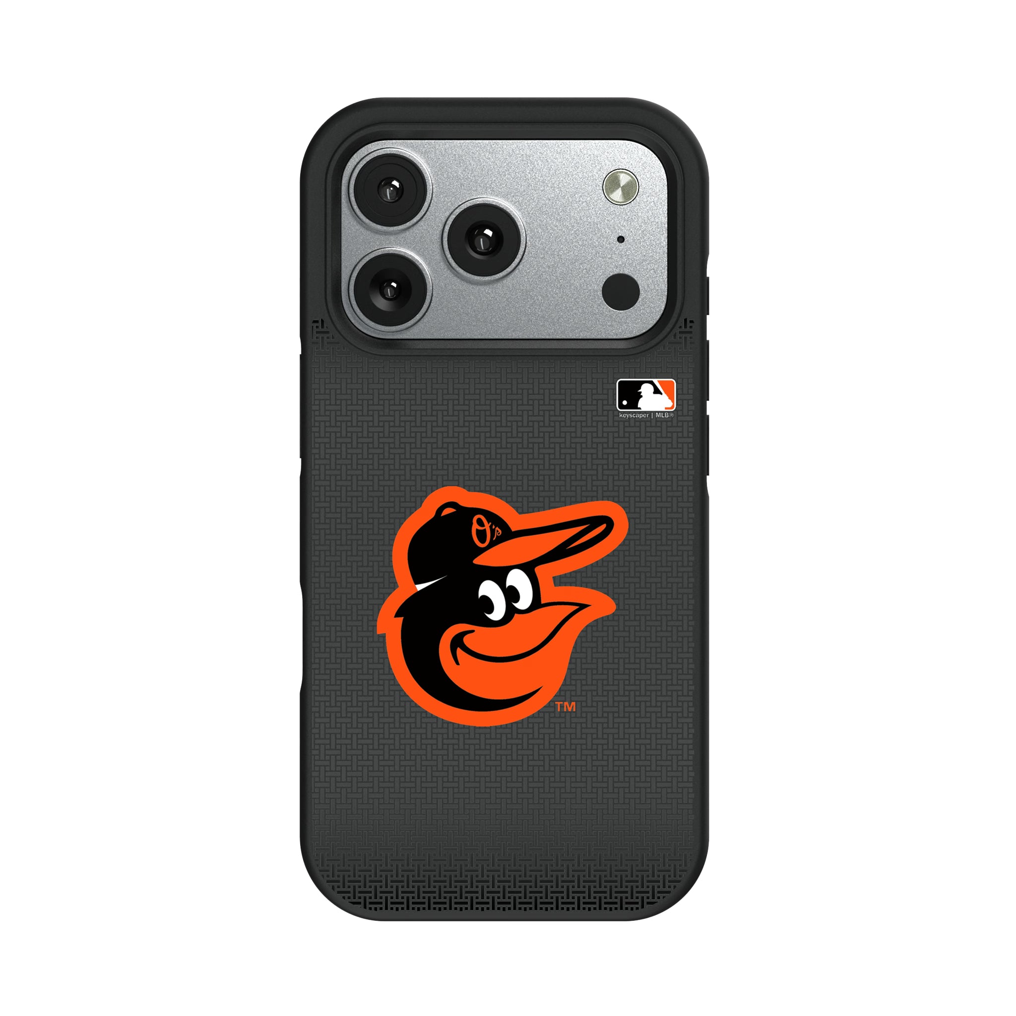 Baltimore Orioles Linen iPhone Bump Phone Case for Apple iPhone#Device_iPhone 17 Pro