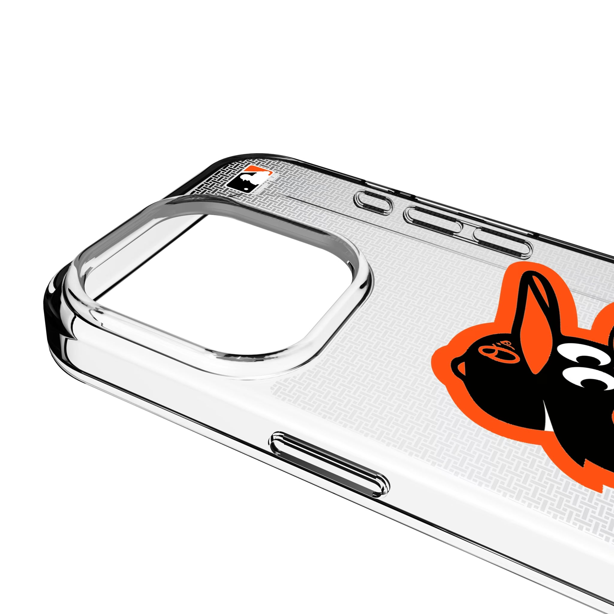 Baltimore Orioles Linen iPhone Clear Phone Case for Apple iPhone - Detail