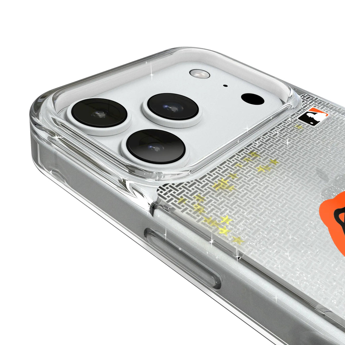 Baltimore Orioles Linen iPhone Glitter Phone Case for Apple iPhone - Detail#Device_iPhone 18 Pro