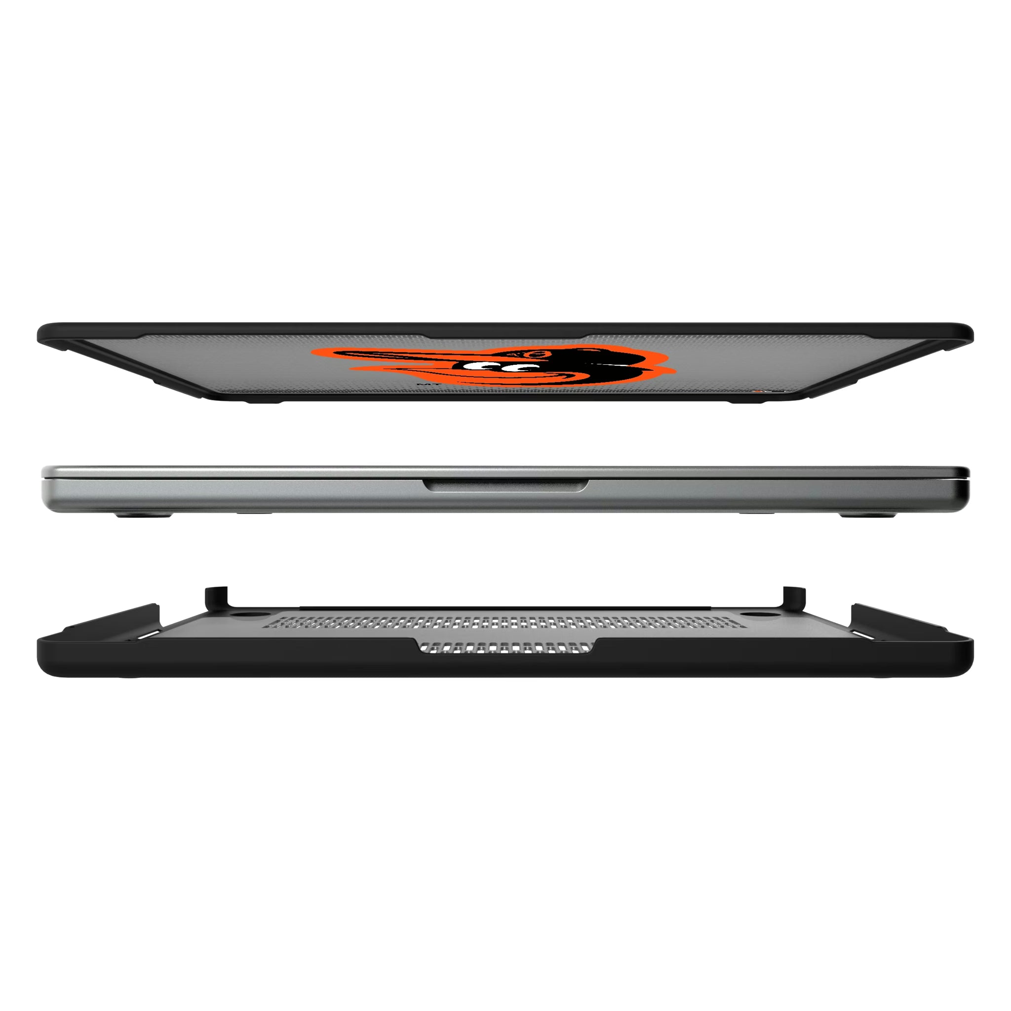 Baltimore Orioles Linen MacBook Laptop Case for Apple MacBook#Device_MacBook Pro (14-inch, 2021) / MacBook Pro (14-inch, 2023) / MacBook Pro (14-inch, 2024)