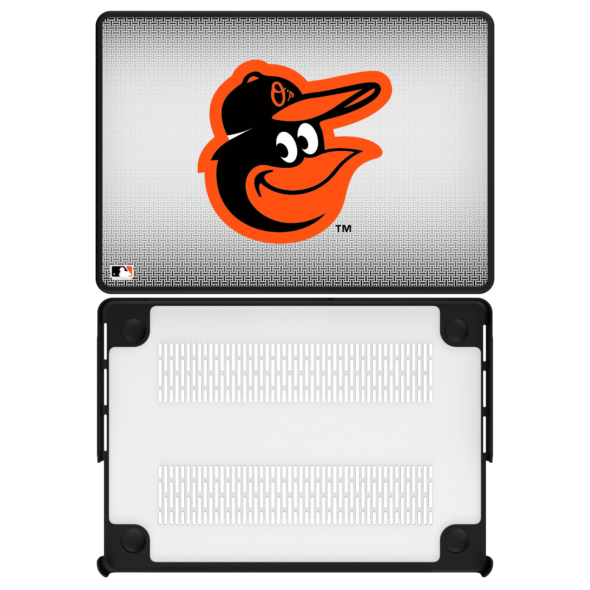 Baltimore Orioles Linen MacBook Laptop Case for Apple MacBook#Device_MacBook Pro (14-inch, 2021) / MacBook Pro (14-inch, 2023) / MacBook Pro (14-inch, 2024)