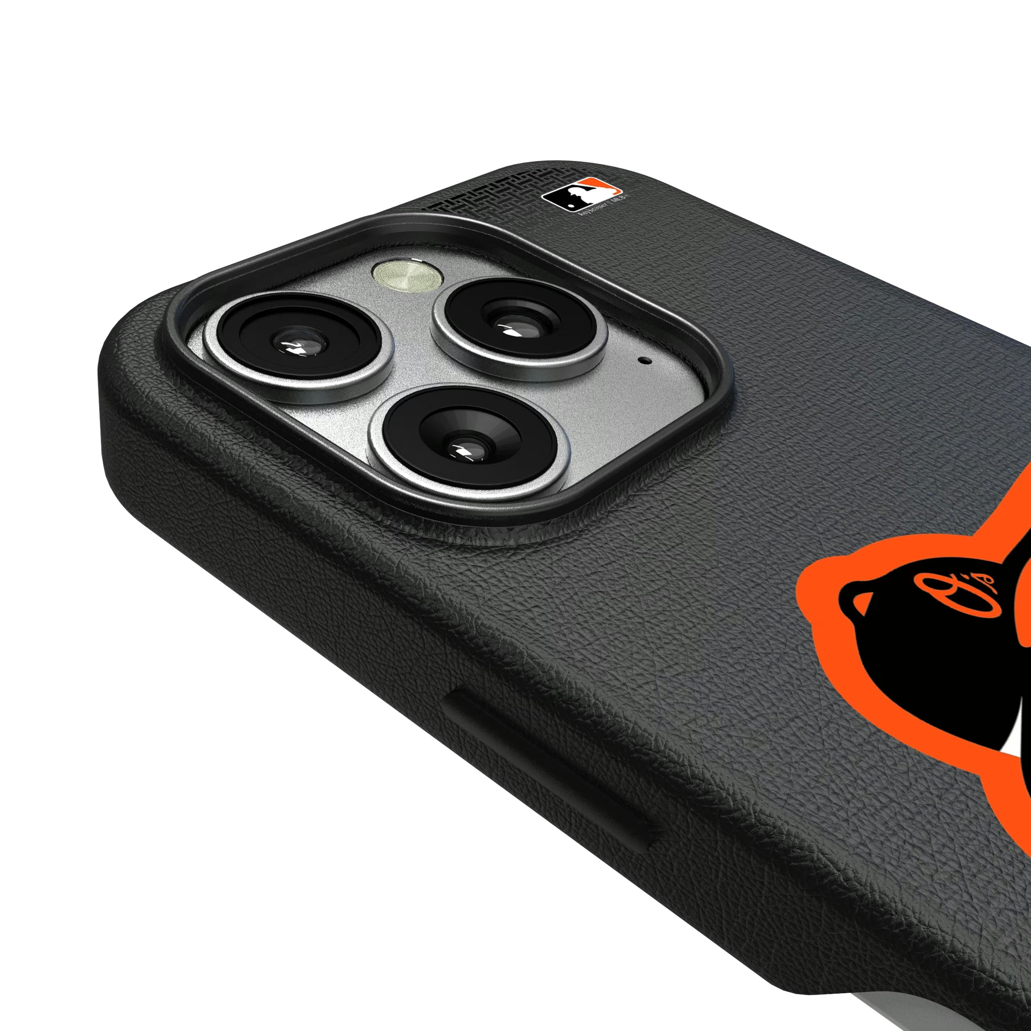 Baltimore Orioles Linen iPhone MagSafe Compatible Phone Case for Apple iPhone - Detail