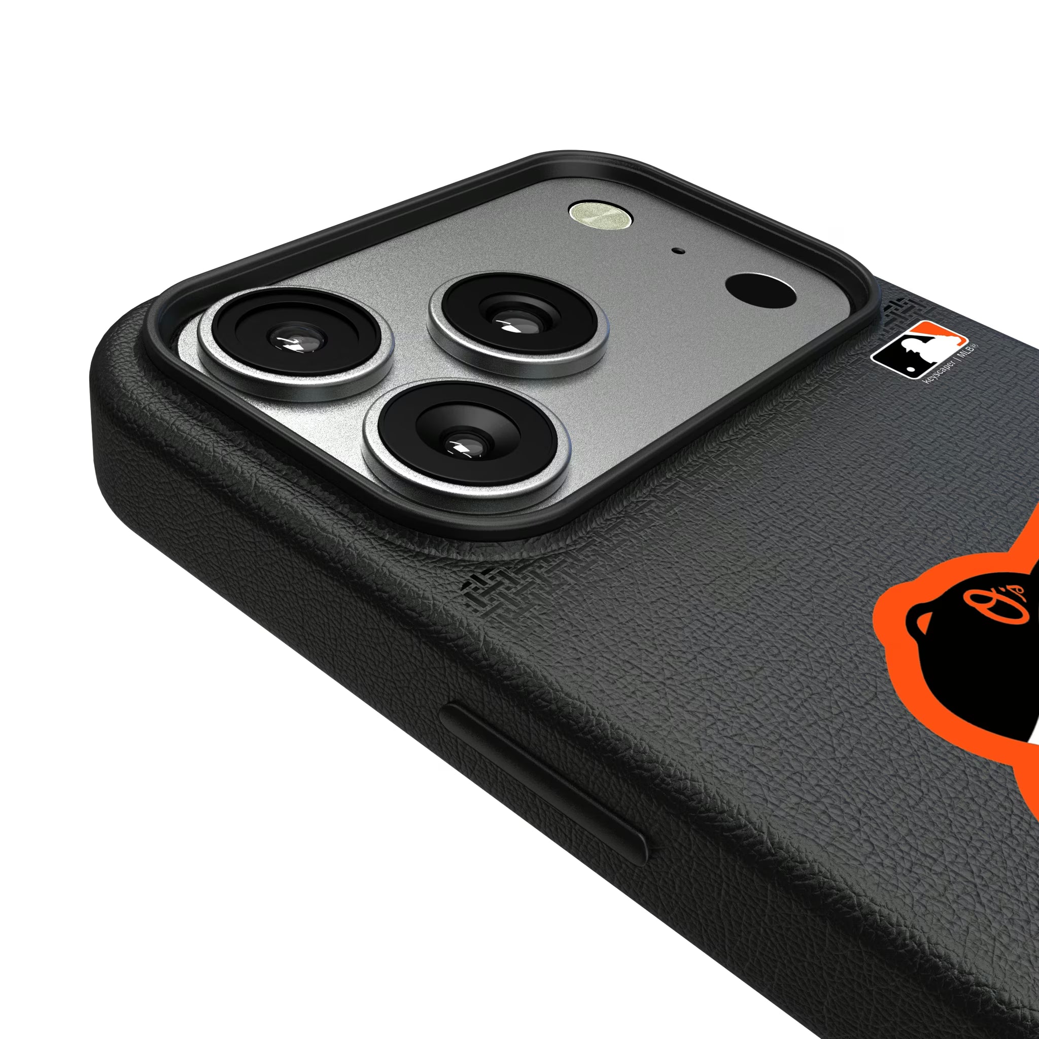 Baltimore Orioles Linen iPhone MagSafe Compatible Phone Case for Apple iPhone - Detail#Device_iPhone 17 Pro