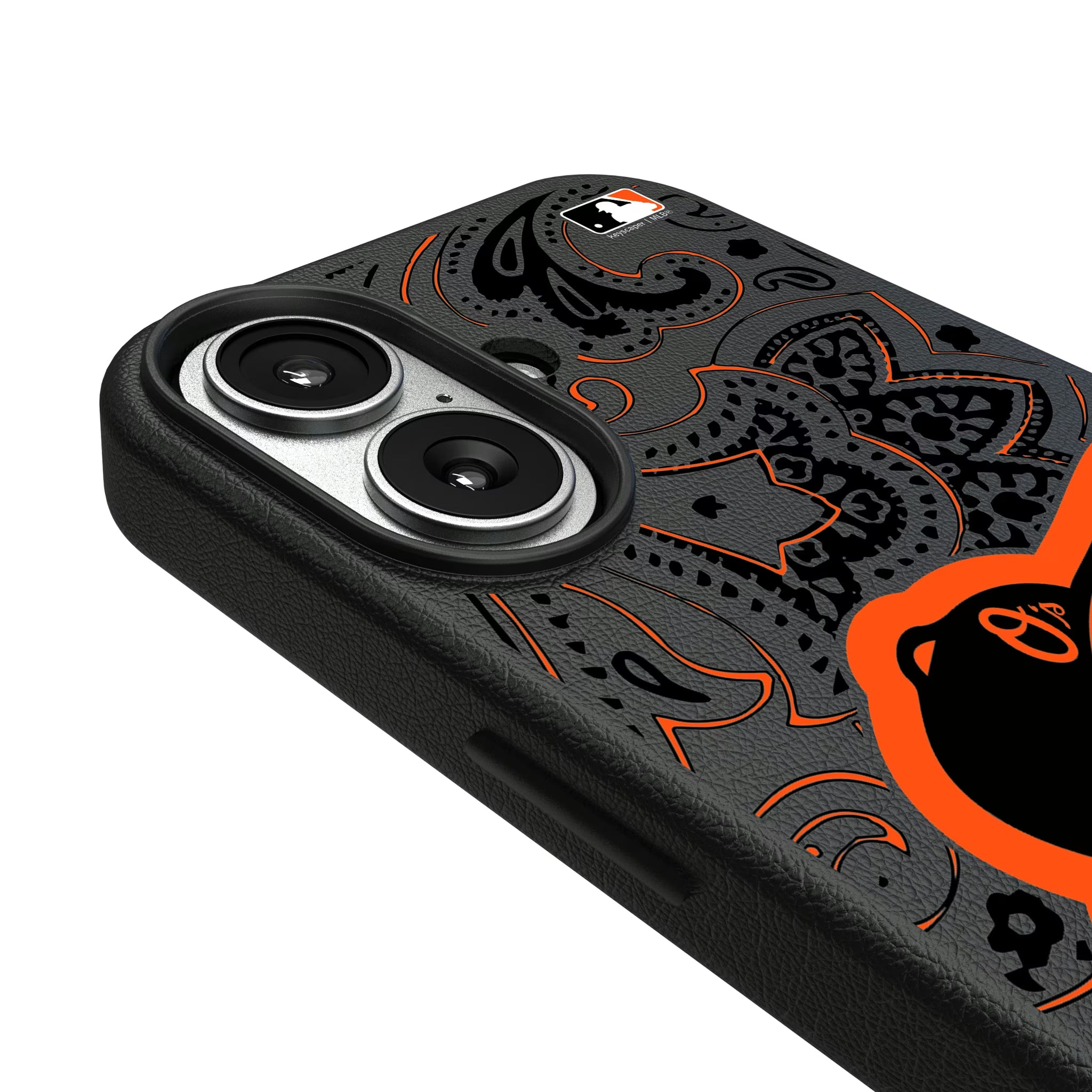 Baltimore Orioles Paisley iPhone MagSafe Compatible Phone Case for Apple iPhone - Detail#Device_iPhone 17
